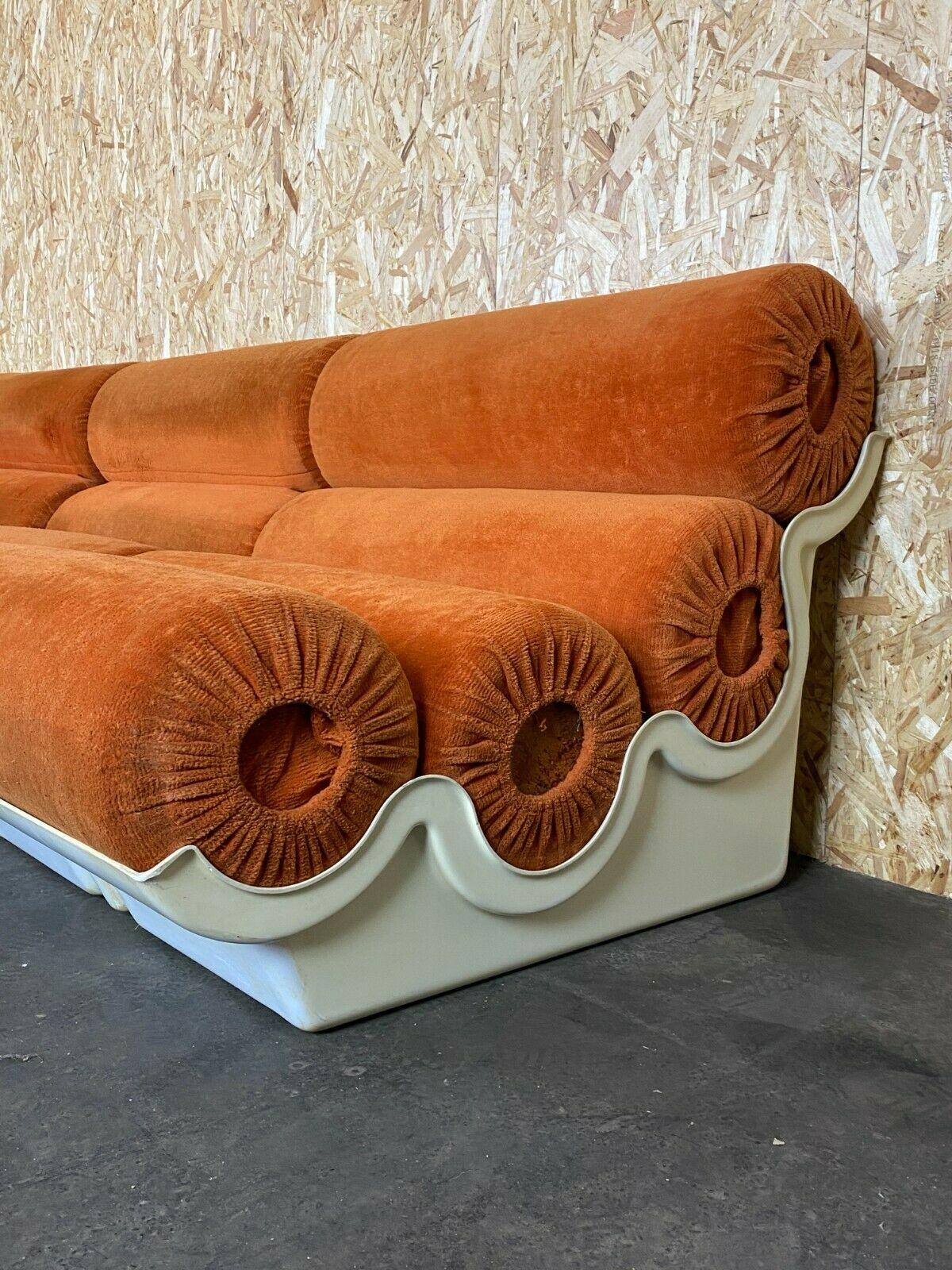 60er 70er Jahre Rare Modular Sofa Modul Couch Italien Design Space Age 60s 70s 4
