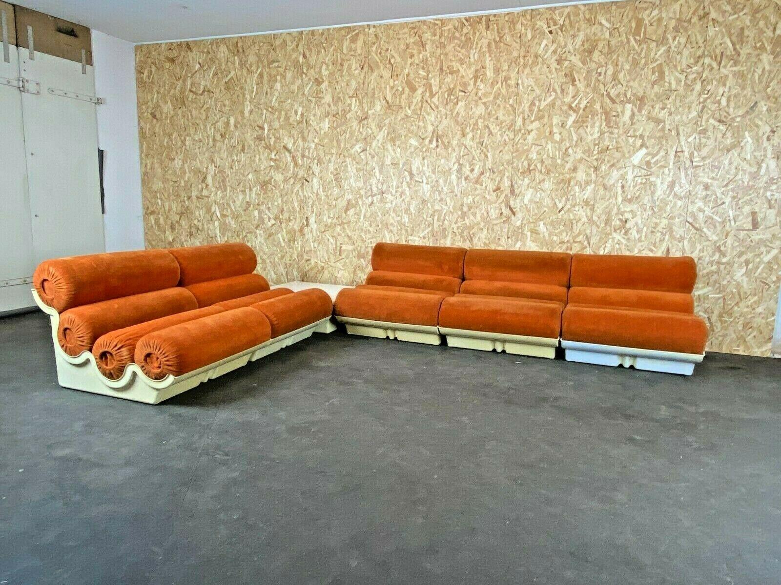 60er 70er Jahre Rare Modular Sofa Modul Couch Italien Design Space Age 60s 70s 5