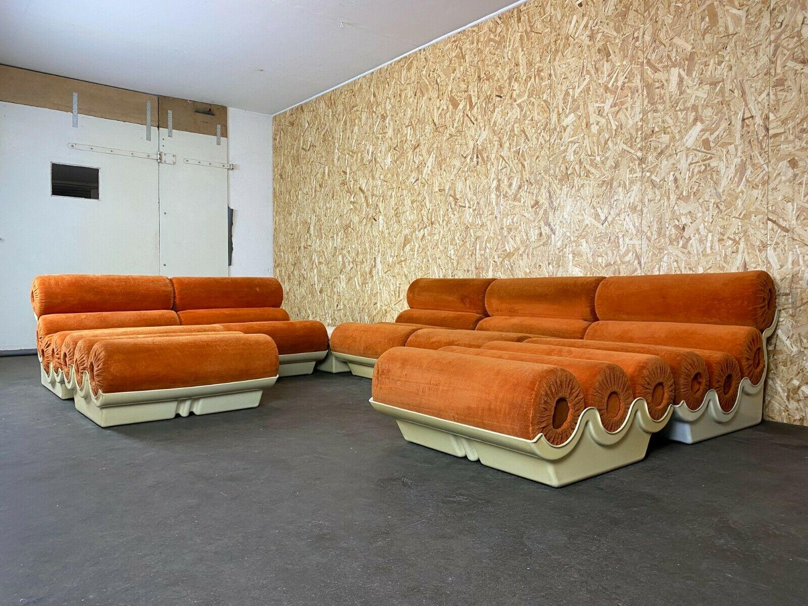 60er 70er Jahre Rare Modular Sofa Modul Couch Italien Design Space Age 60s 70s (Stoff)