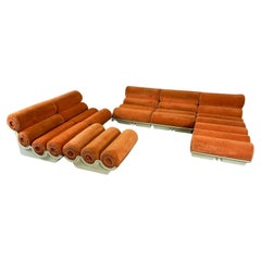 60er 70er Jahre Rare Modular Sofa Modul Couch Italien Design Space Age 60s 70s