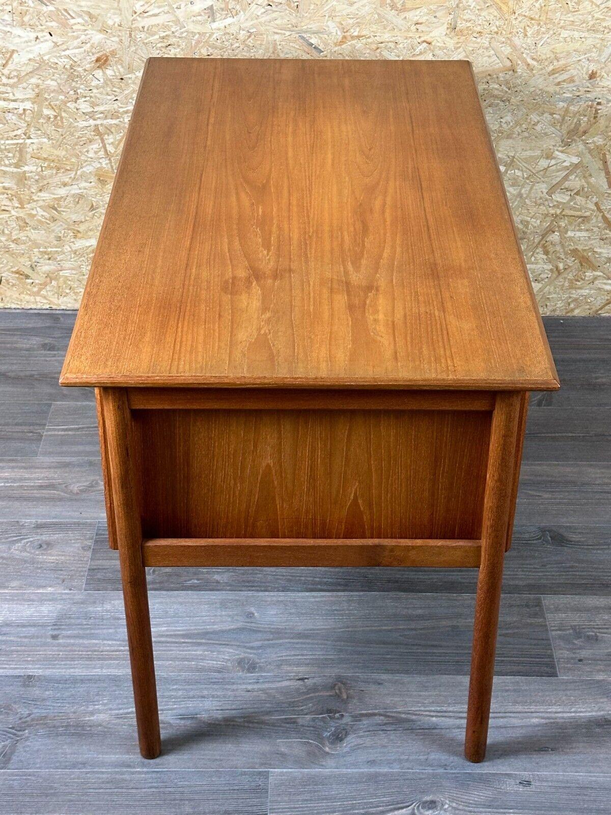 60er 70er Jahre Teak-Schreibtisch Schreibtisch von Gunnar Nielsen für Tibergaard im Angebot 14