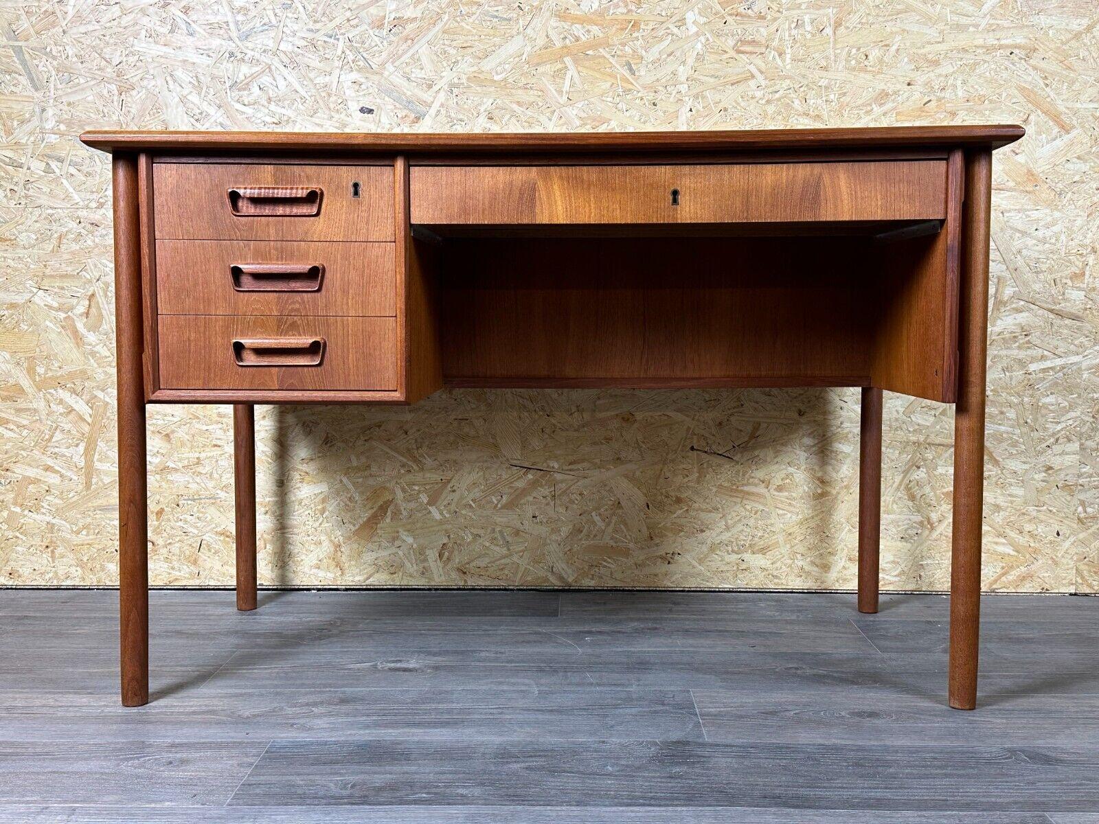 60er 70er Jahre Teak-Schreibtisch Schreibtisch von Gunnar Nielsen für Tibergaard (Dänisch) im Angebot