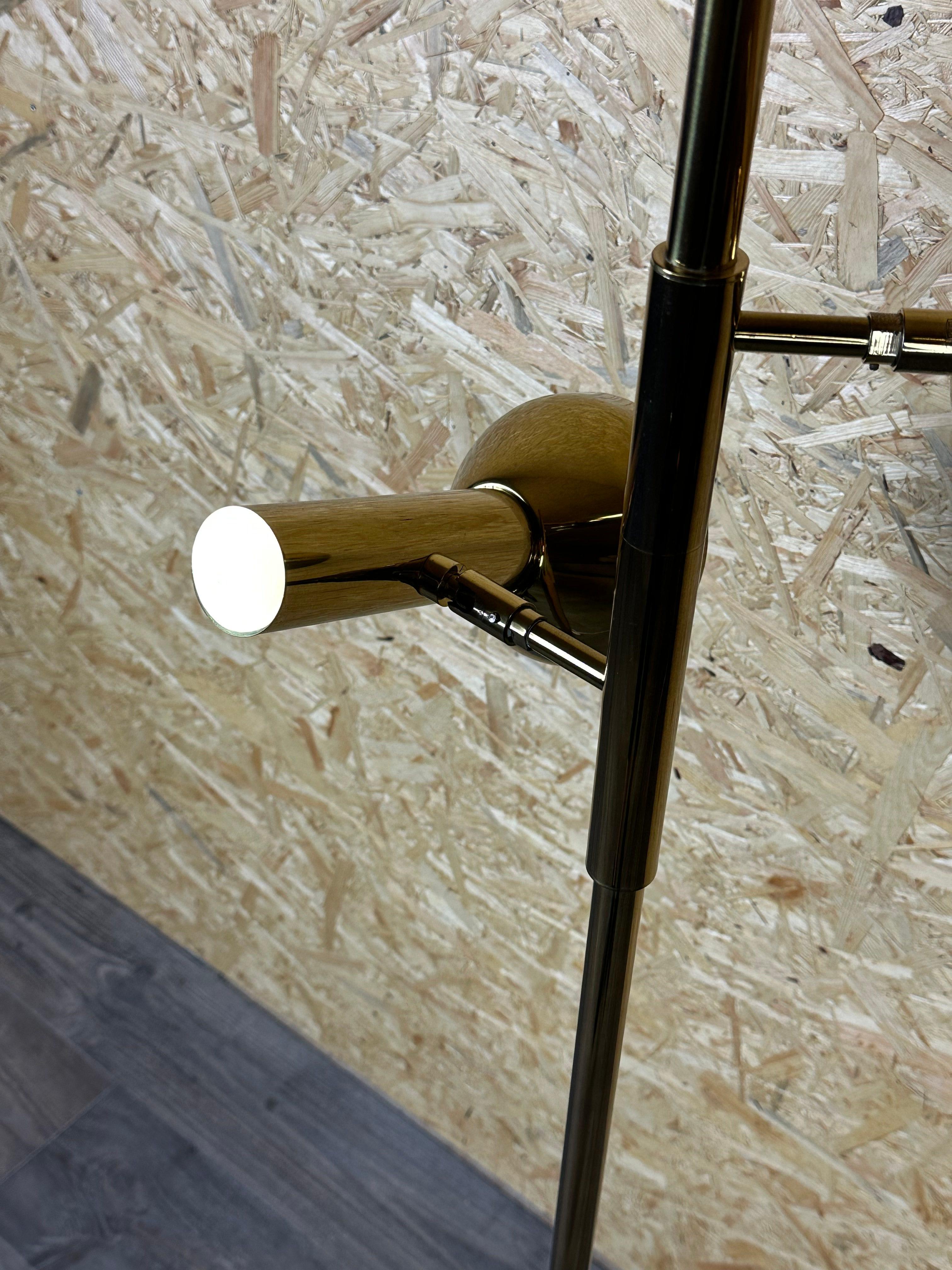 Lampada da terra regolabile a 2 lampadine anni '60-'70 di Cosack Leuchten Germania in vendita 6