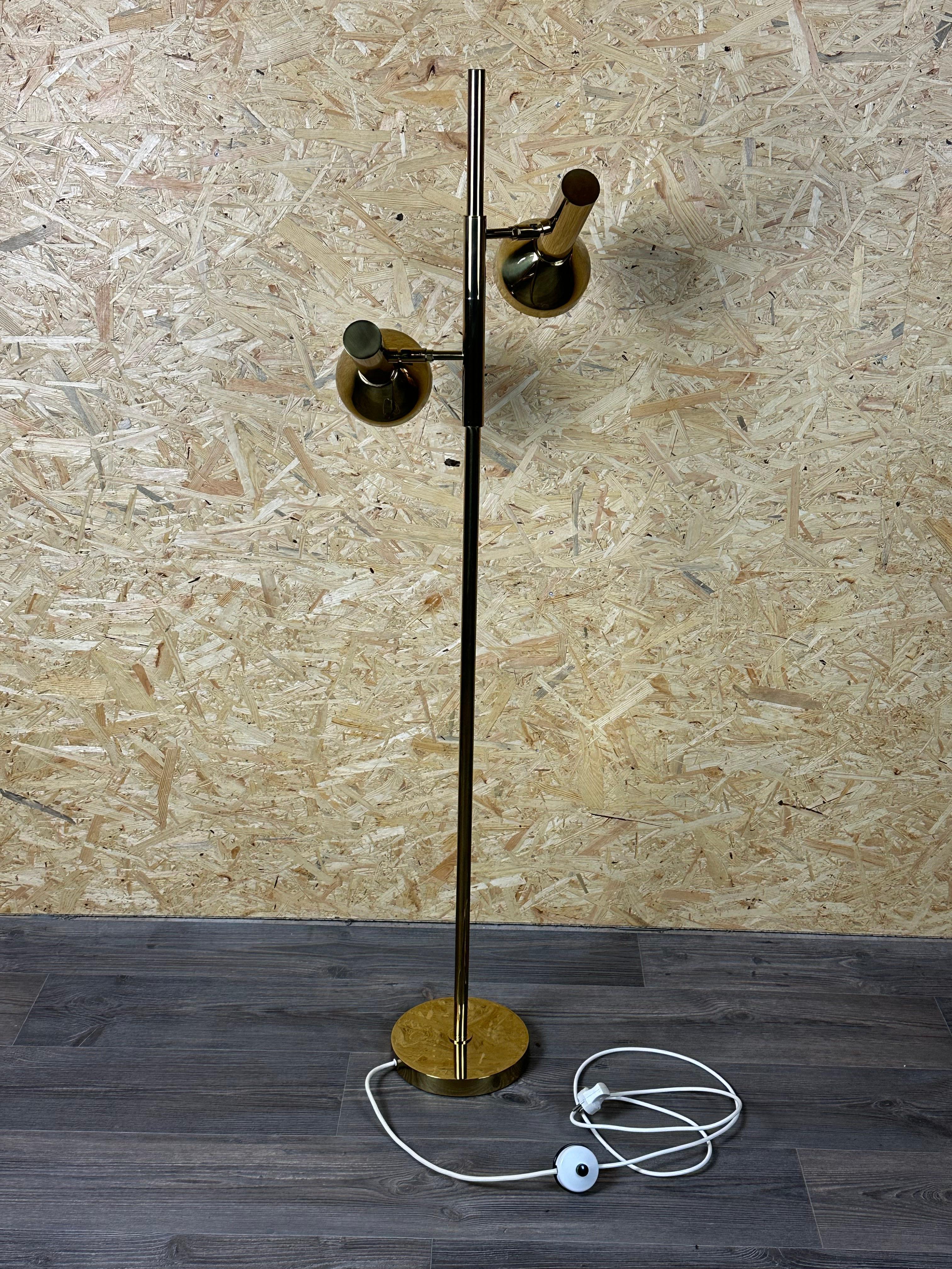 Lampada da terra regolabile a 2 lampadine anni '60-'70 di Cosack Leuchten Germania in vendita 10