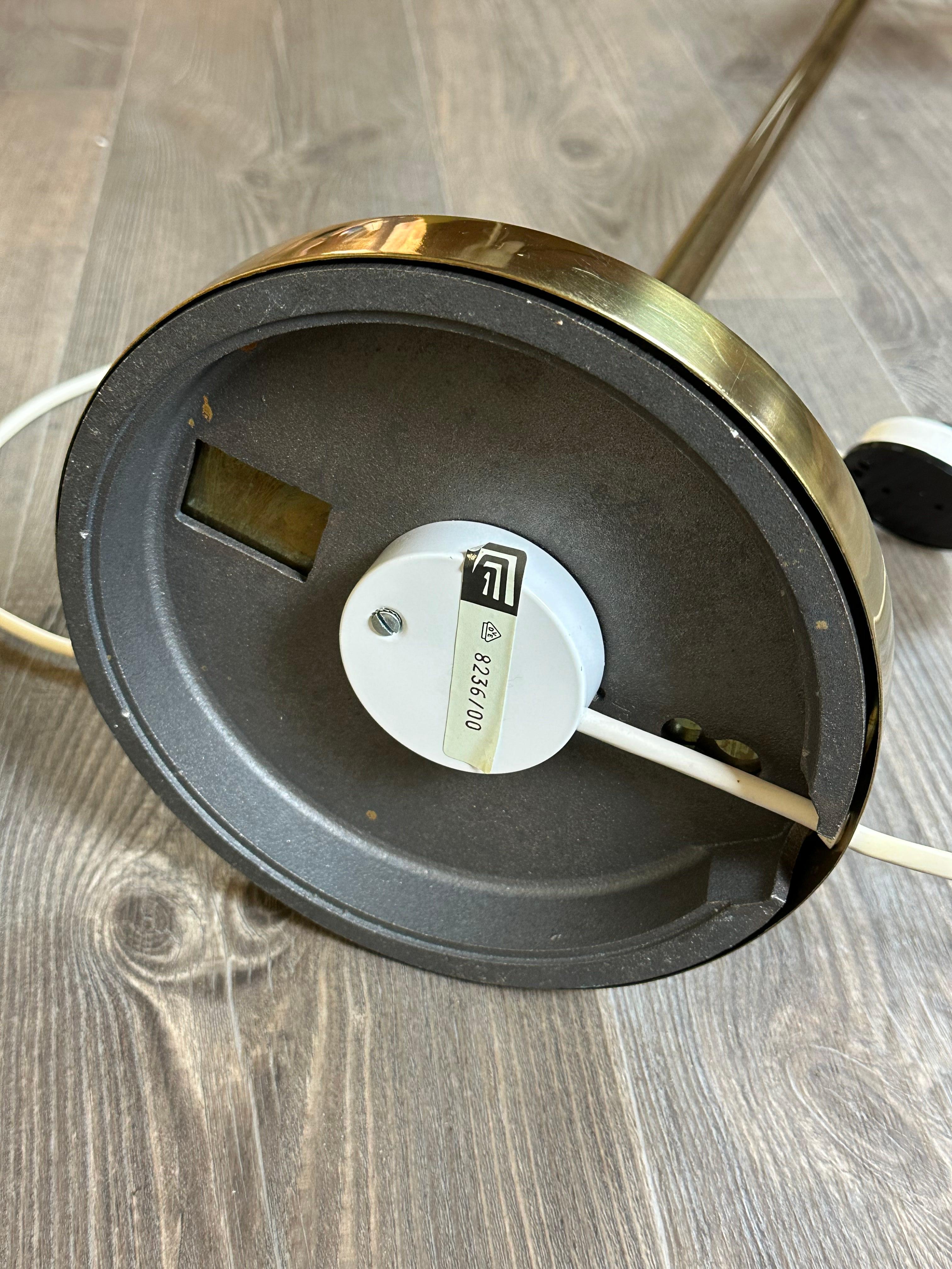 Lampada da terra regolabile a 2 lampadine anni '60-'70 di Cosack Leuchten Germania in vendita 12