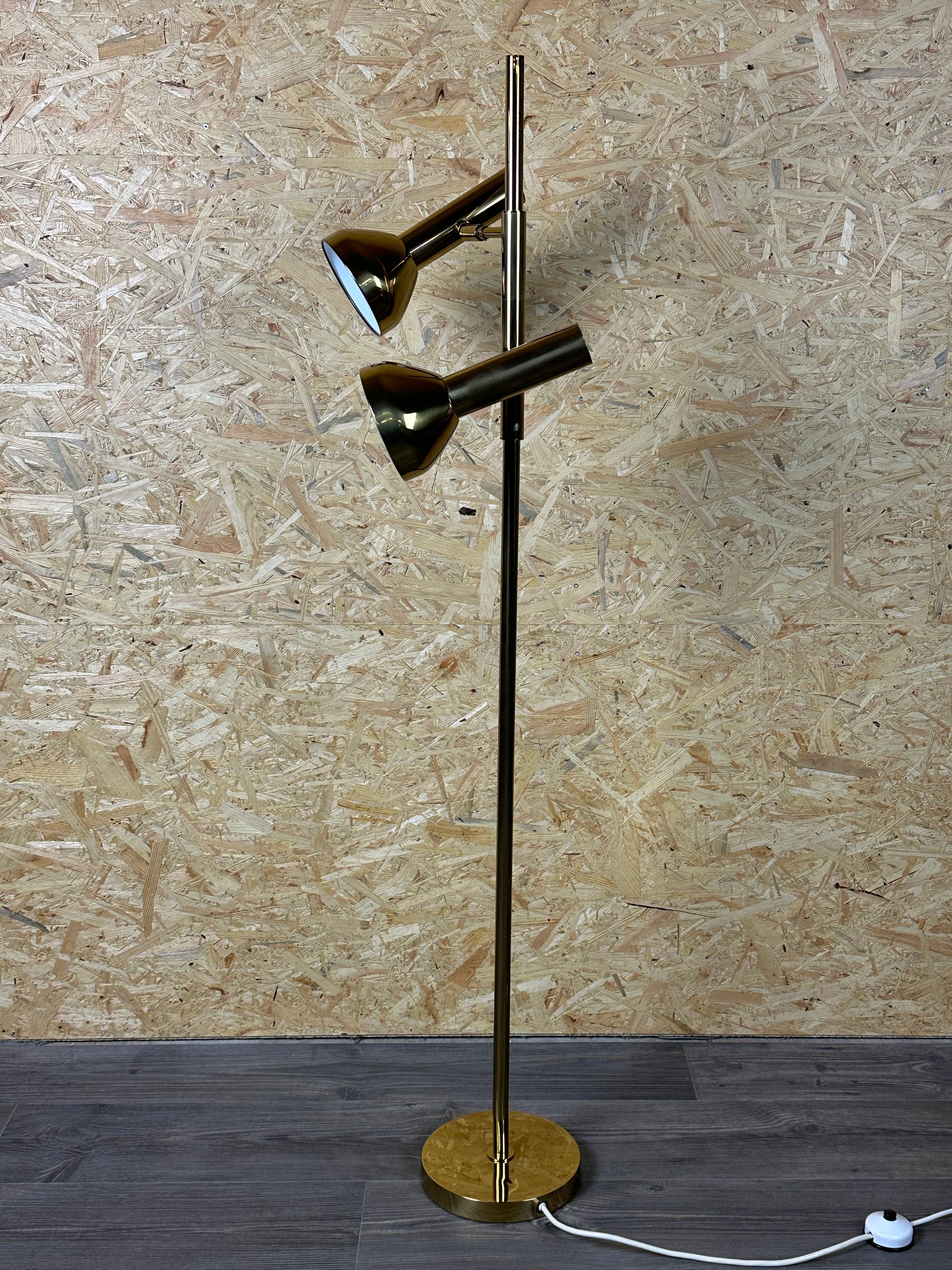 Lampada da terra regolabile a 2 lampadine anni '60-'70 di Cosack Leuchten Germania in vendita 2