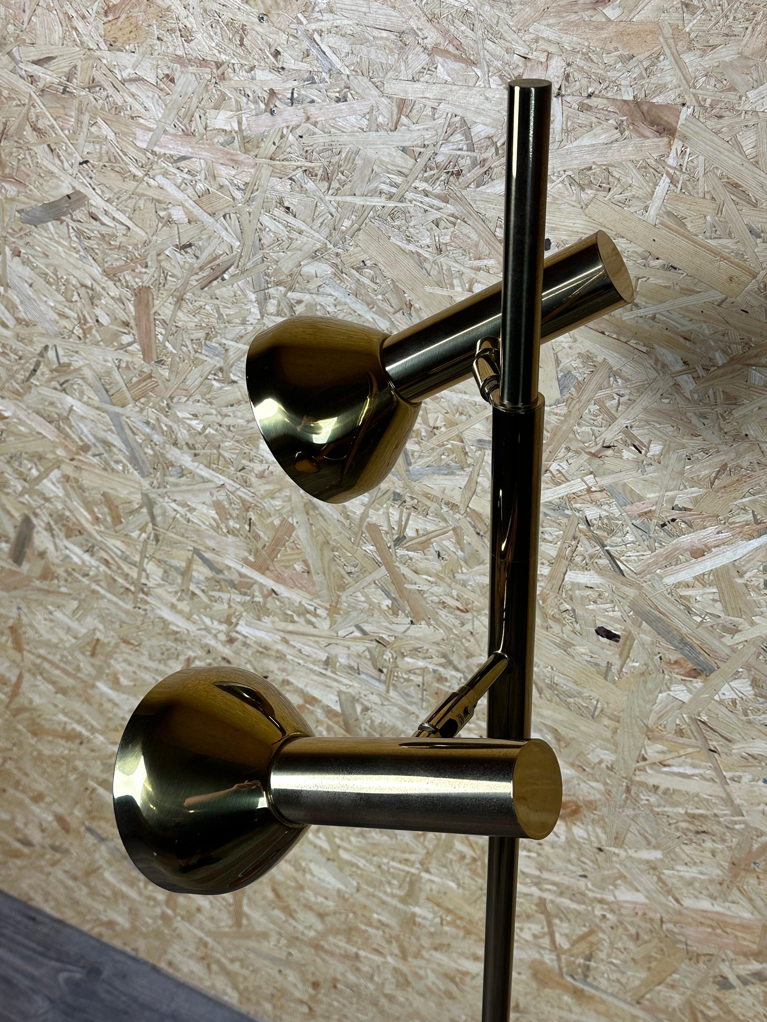 Lampada da terra regolabile a 2 lampadine anni '60-'70 di Cosack Leuchten Germania in vendita 3