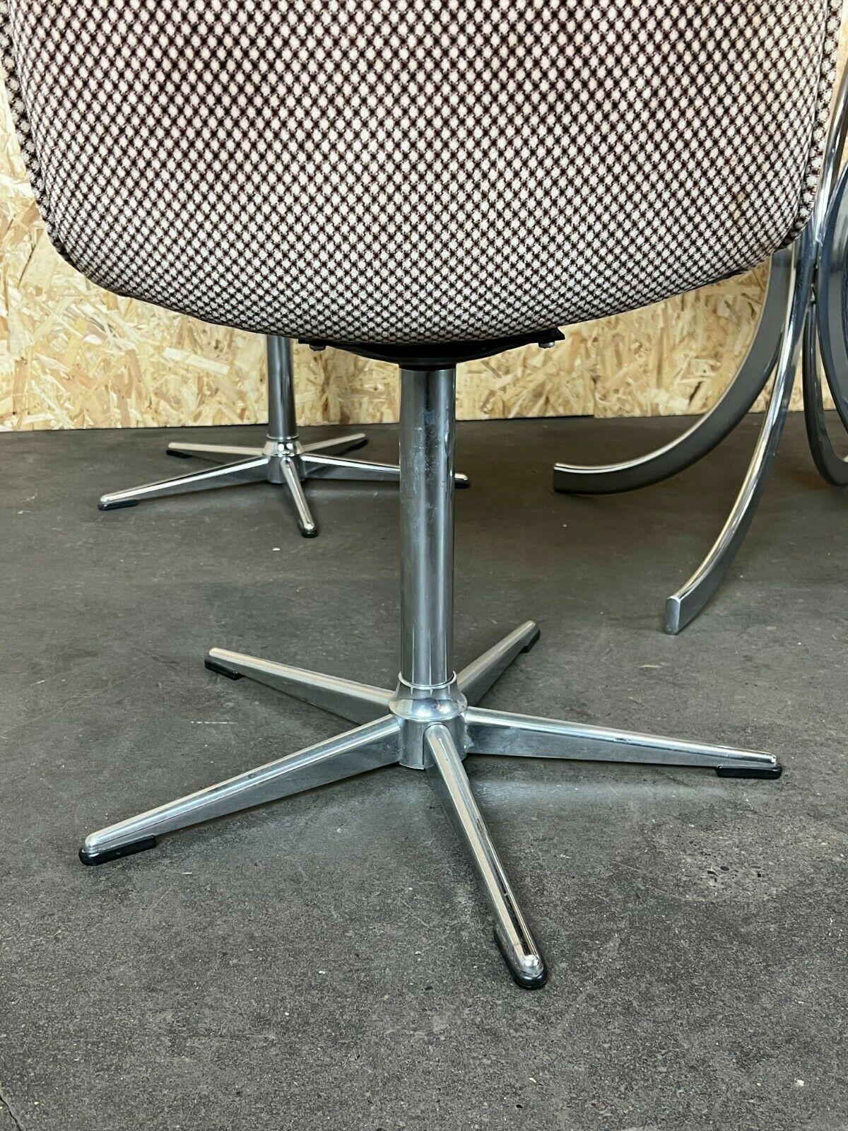 60er Jahre 70er Jahre 4x Stühle & Tisch Esszimmerstühle Esstisch Design (Metall) im Angebot