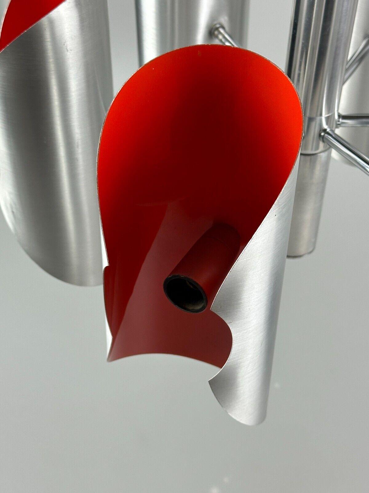 60s 70s 6-flame Sputnik chandelier metal chrome space age design For Sale 2