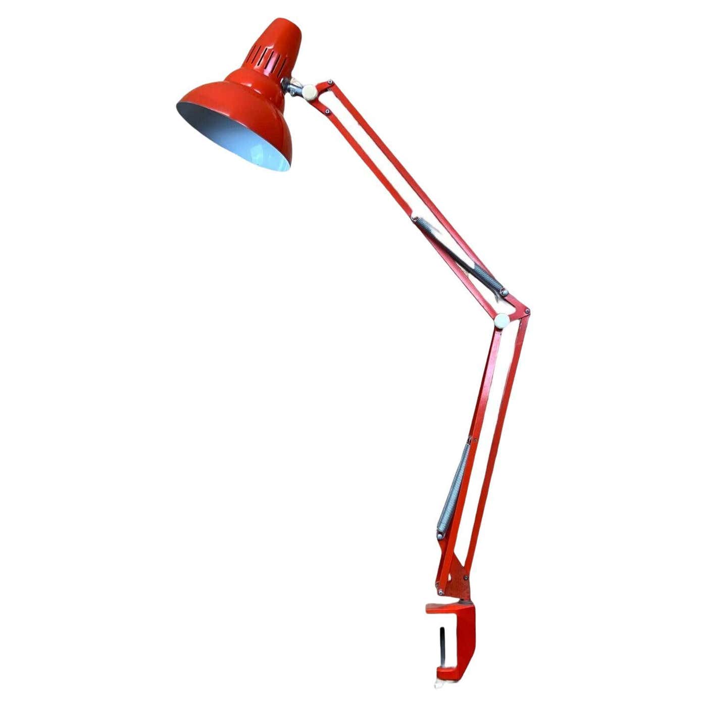 1960s-1970s Architect Lamp Clamp Lamp Scissor Lamp Spring Arm Lamp ...