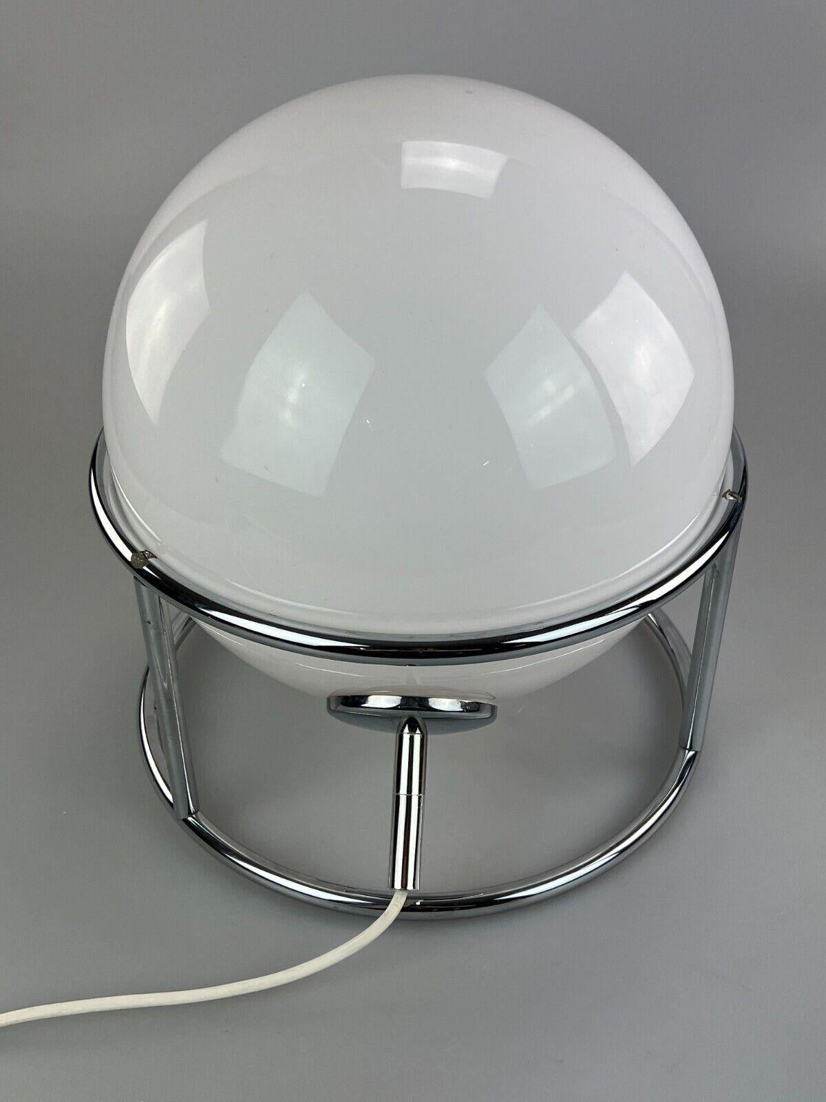 60s 70s Ball Lamp Lamp Light Table Lamp Space Age Design Glass Metal 5