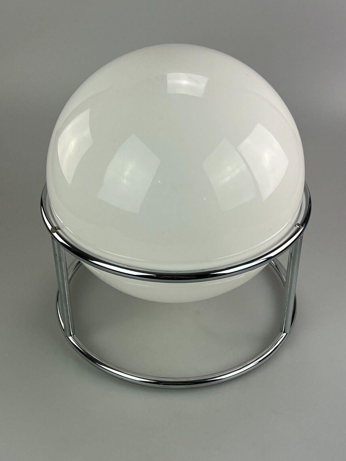 60s 70s Ball Lamp Lamp Light Table Lamp Space Age Design Glass Metal In Good Condition In Neuenkirchen, NI