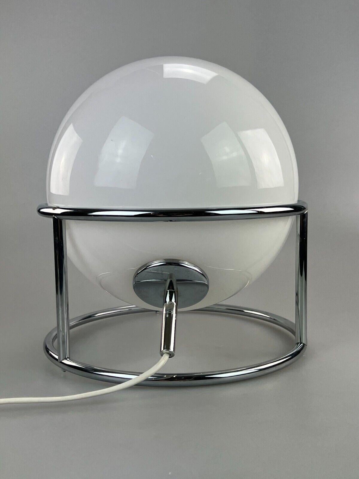 60s 70s Ball Lamp Lamp Light Table Lamp Space Age Design Glass Metal 4