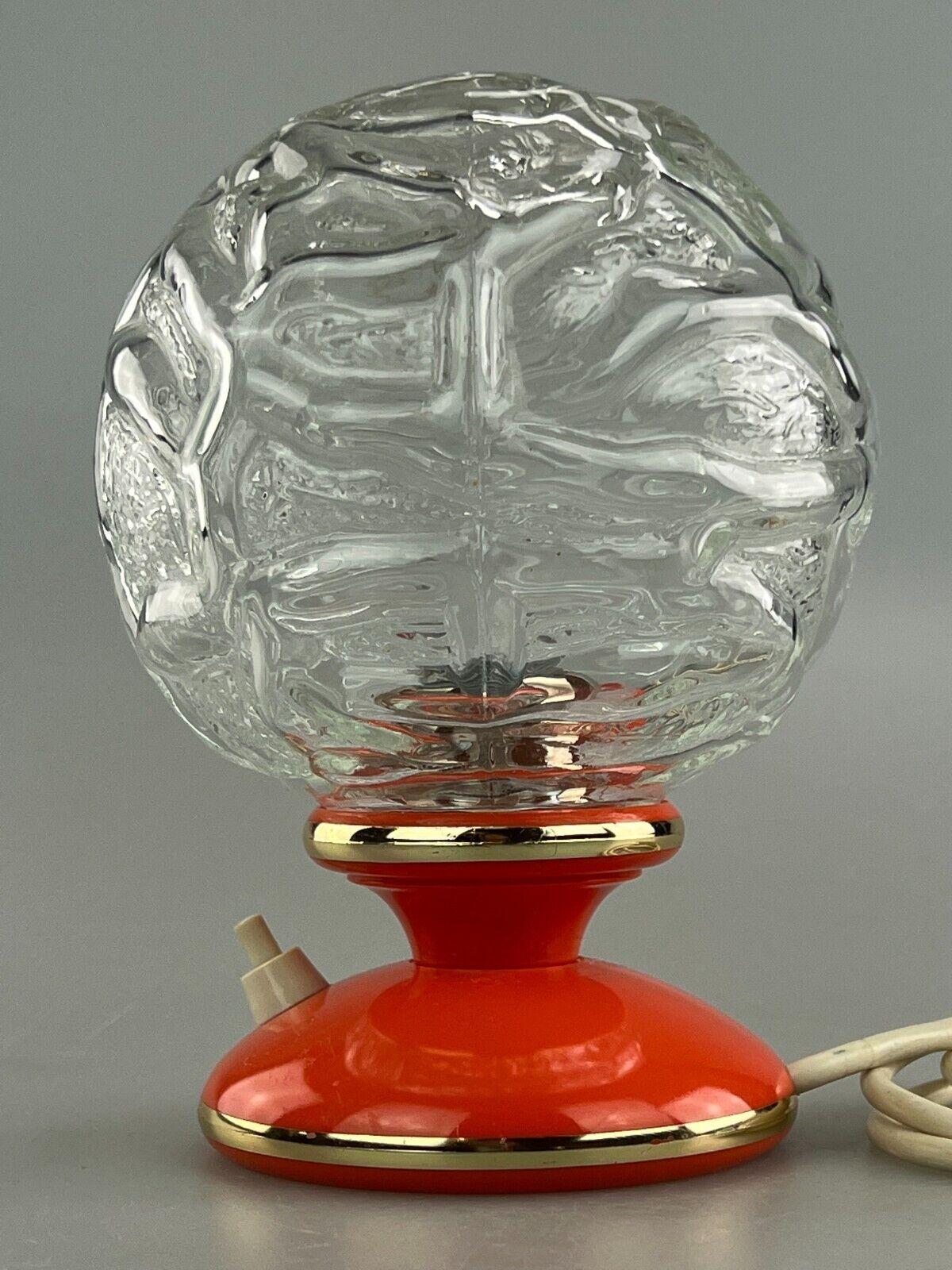 60s 70s ball lamp light table lamp bedside lamp space age design Vidrio