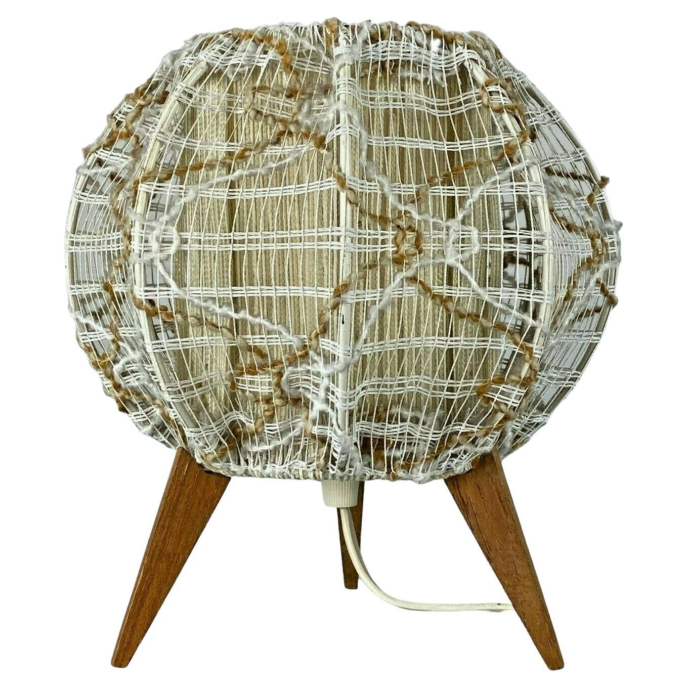 60s 70s Ball Lamp Light Table Lamp Bedside Lamp Space Age Design