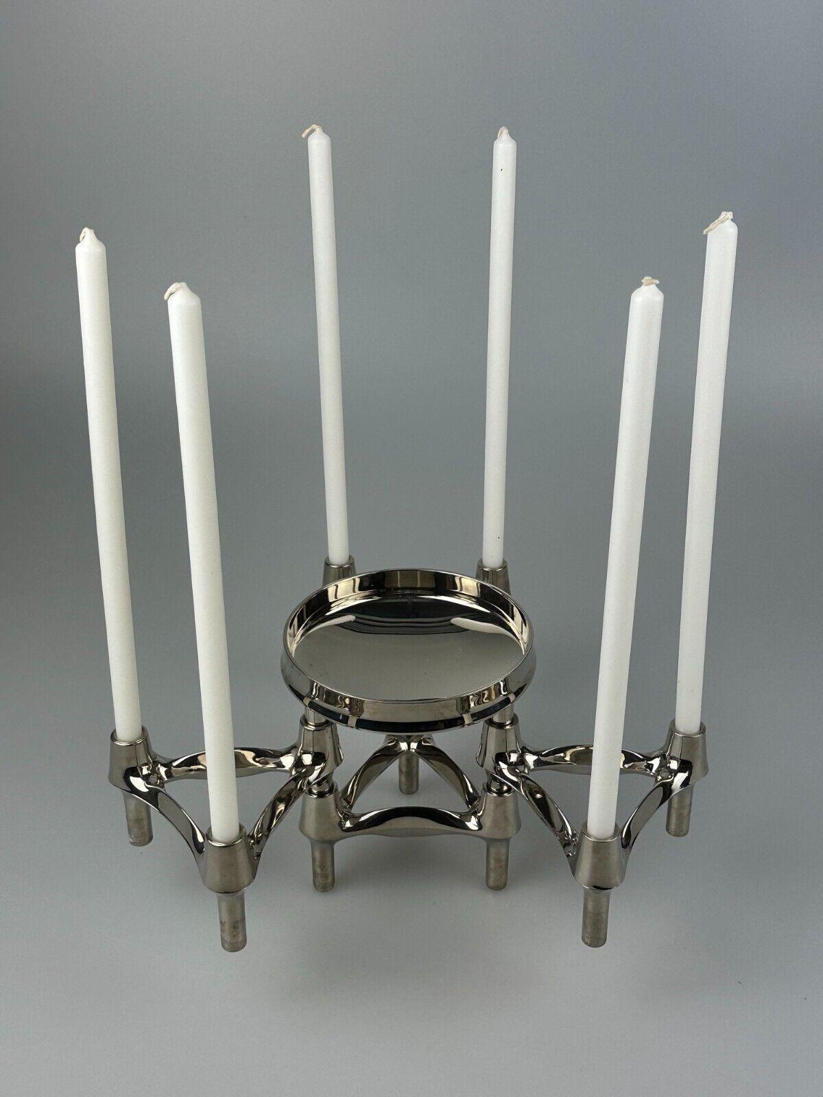 German 60s 70s BMF Nagel Quist candlestick 4 elements and bowl plug-in system
