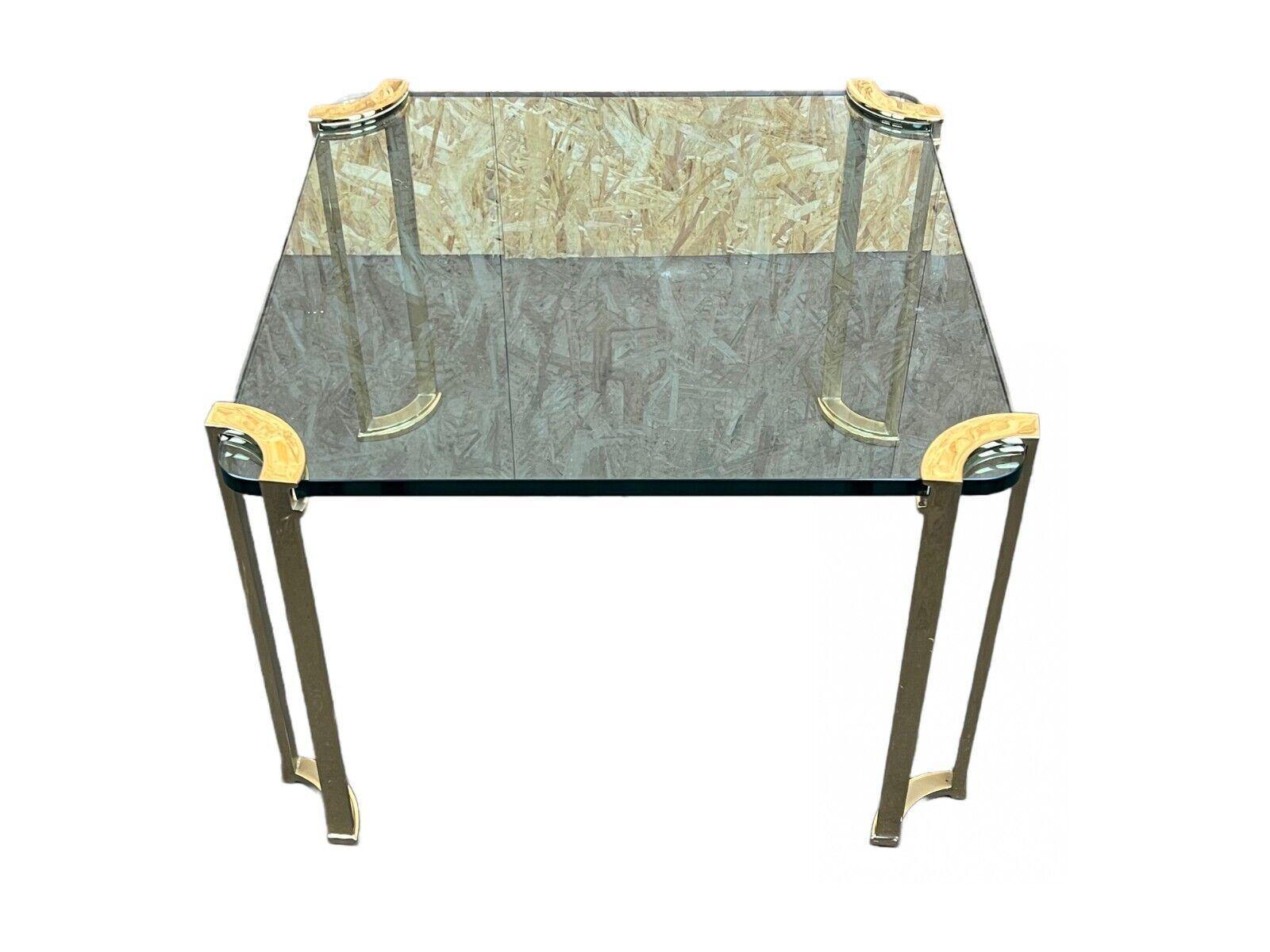 60s 70s Brutalist Bronze coffee table Peter Ghyczy coffee table Space Age Design

Object: coffee table

Manufacturer: Peter Ghyczy

Condition: good

Age: around 1960-1970

Dimensions:

Width = 67cm
Depth = 67cm
Height = 46.5cm

Other