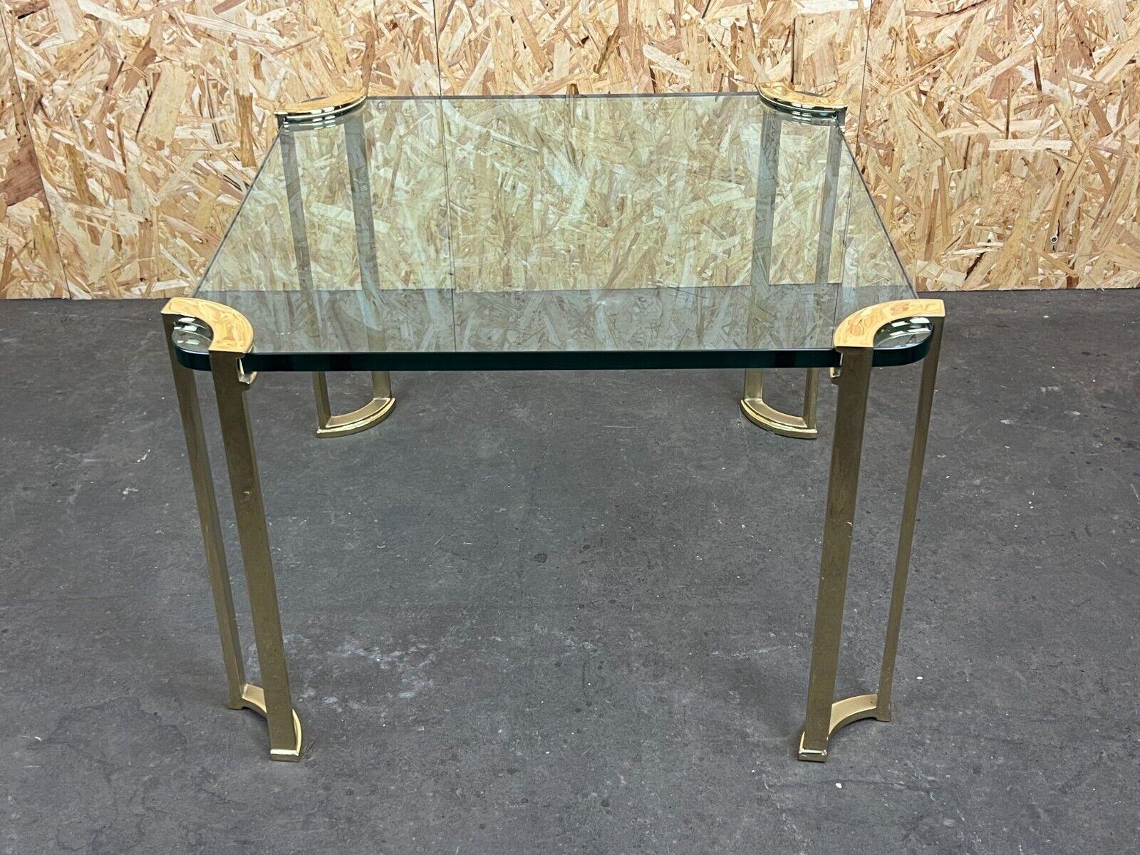 Late 20th Century 60s 70s Brutalist Bronze Coffee Table Peter Ghyczy Coffee Table Space Age Design For Sale