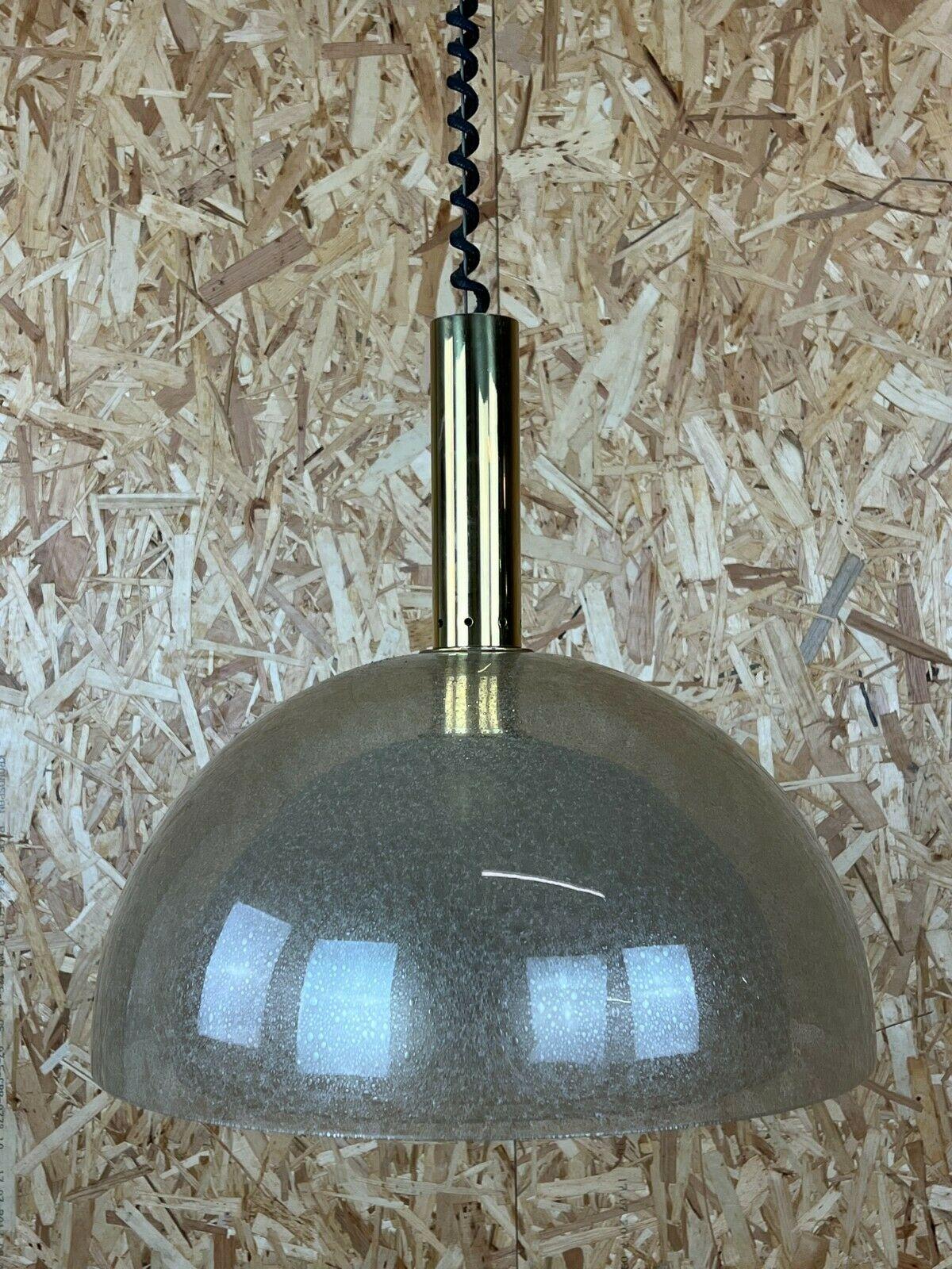 Italian 60s 70s Carlo Nason for Mazzega Puegoso Glass Chandelier Lamp Design 1960s For Sale