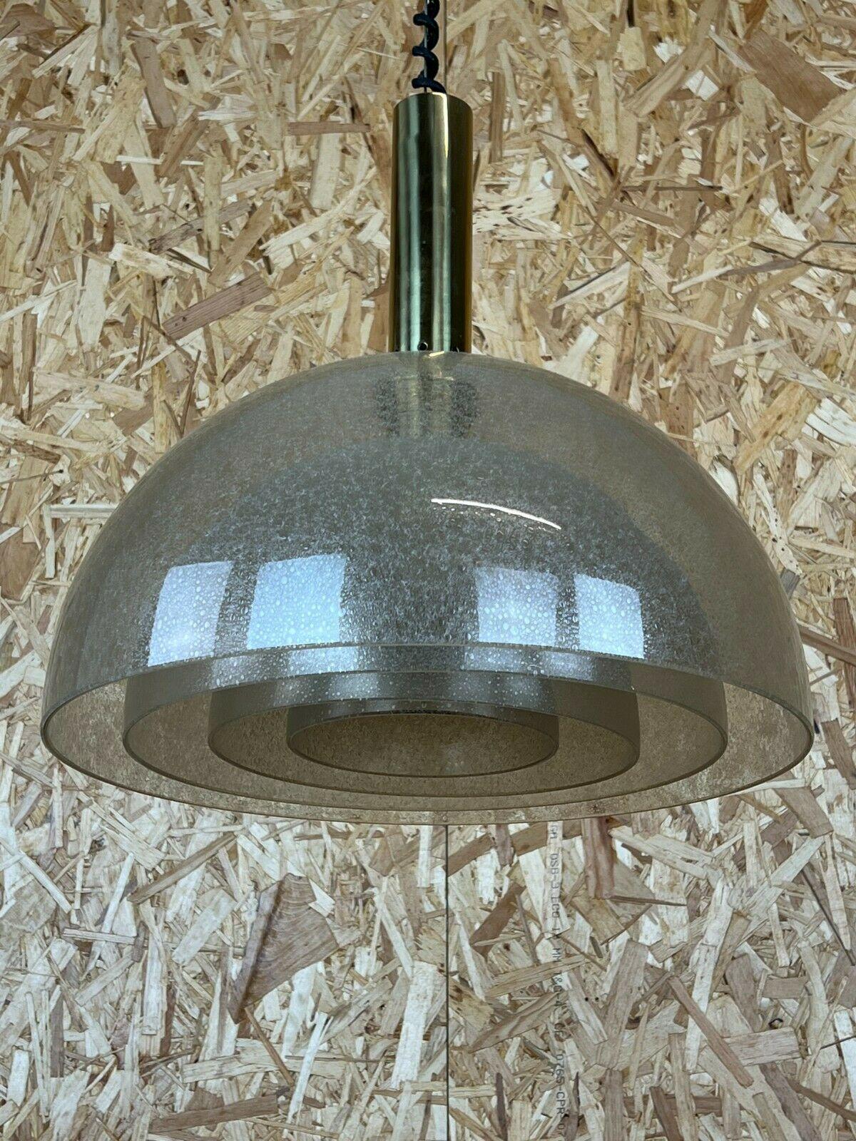 60s 70s Carlo Nason for Mazzega Puegoso Glass Chandelier Lamp Design 1960s In Good Condition For Sale In Neuenkirchen, NI