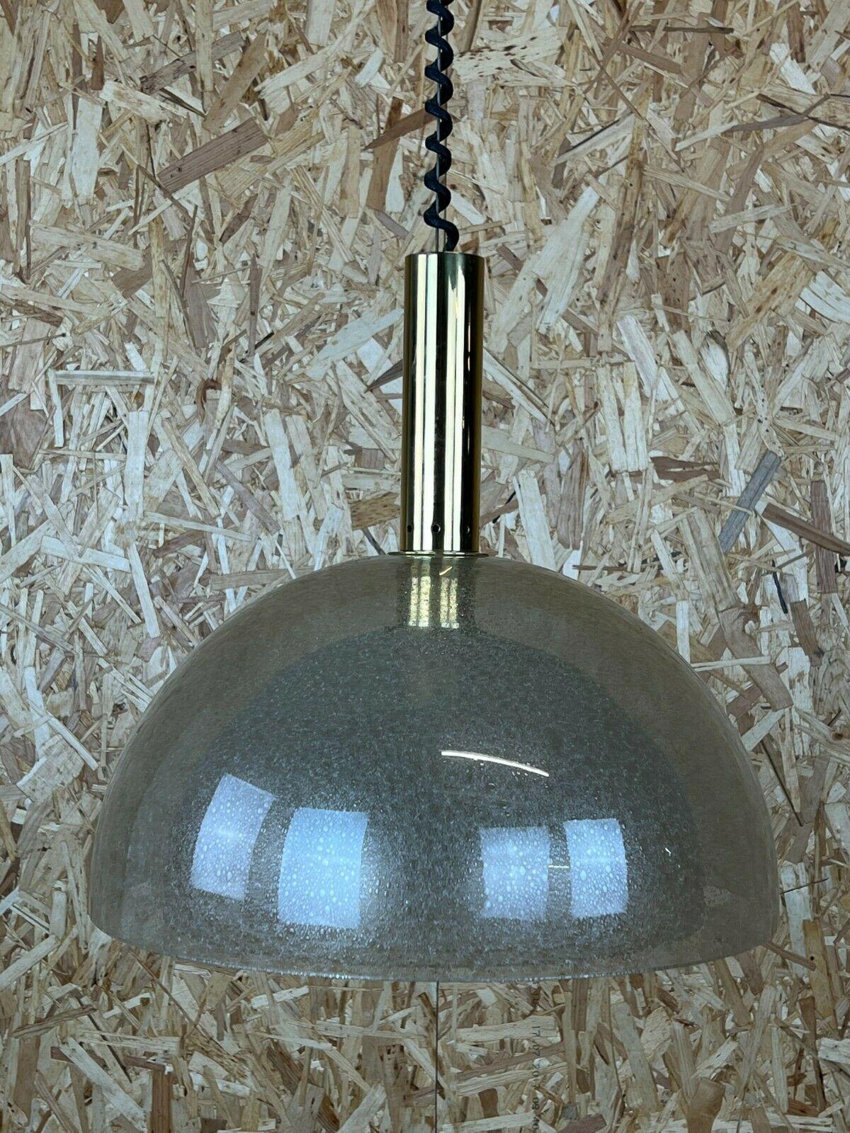 Metal 60s 70s Carlo Nason for Mazzega Puegoso Glass Chandelier Lamp Design 1960s For Sale