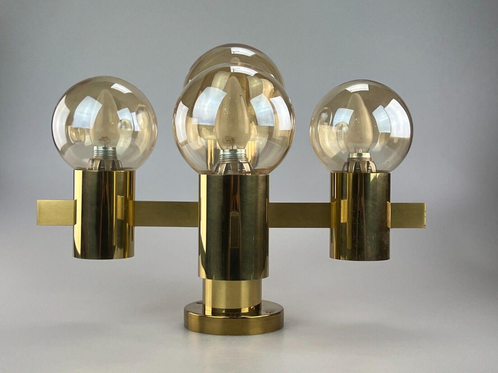 60s 70s Ceiling Lamp Chandelier Gaetano Sciolari for Sciolari Brass 3