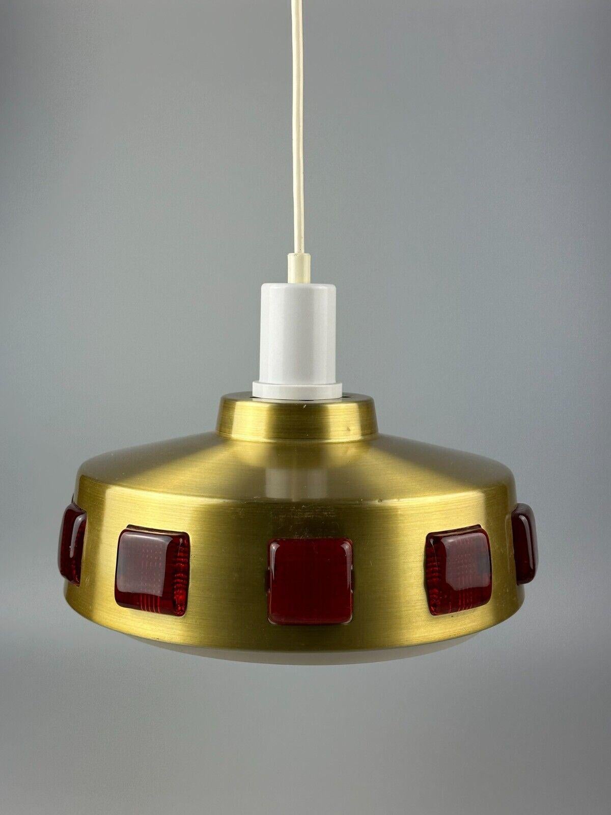 60s 70s ceiling lamp Einar Backström & Erik Höglund metal made in Sweden 3
