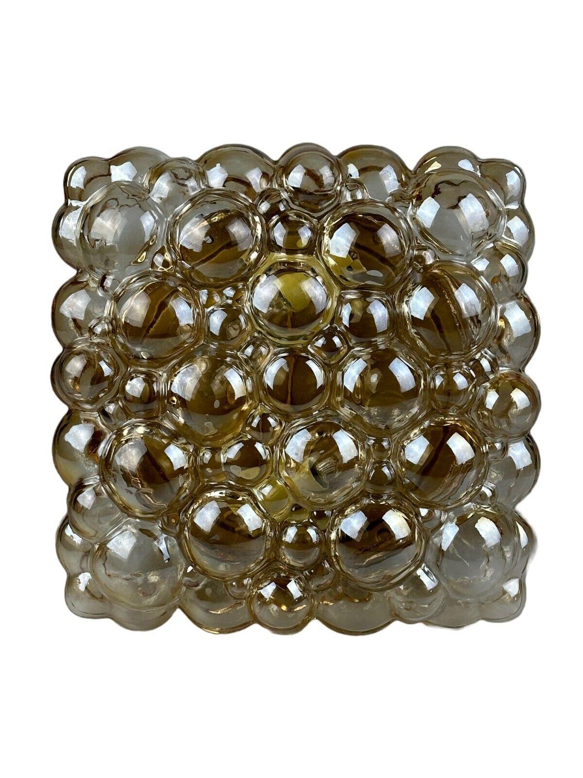60s 70s ceiling lamp Glashütte Limburg Germany Helena Tynell Bubble

Object: wall lamp

Manufacturer: Glashütte Limburg

Condition: good

Age: around 1960-1970

Dimensions:

Width = 27.5cm
Depth = 27.5cm
Height = 12.5cm

Material: glass,