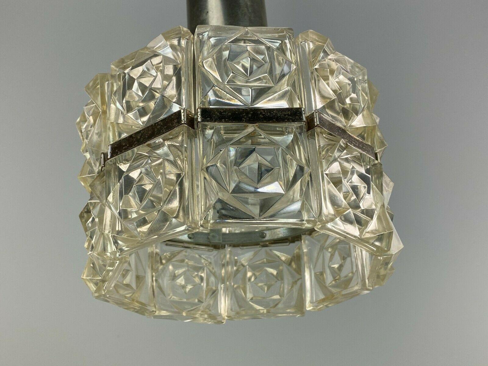 Lampada da soffitto anni '60-'70 Lampada di vetro Sölken Leuchten Space Age anni '60-'70 in vendita 1
