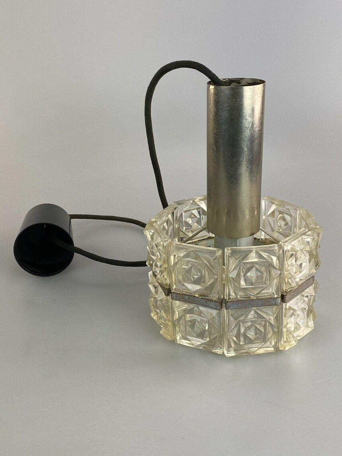 60s 70s Ceiling Lamp Glass Lamp Light Sölken Leuchten Space Age 60s 70s For Sale 3