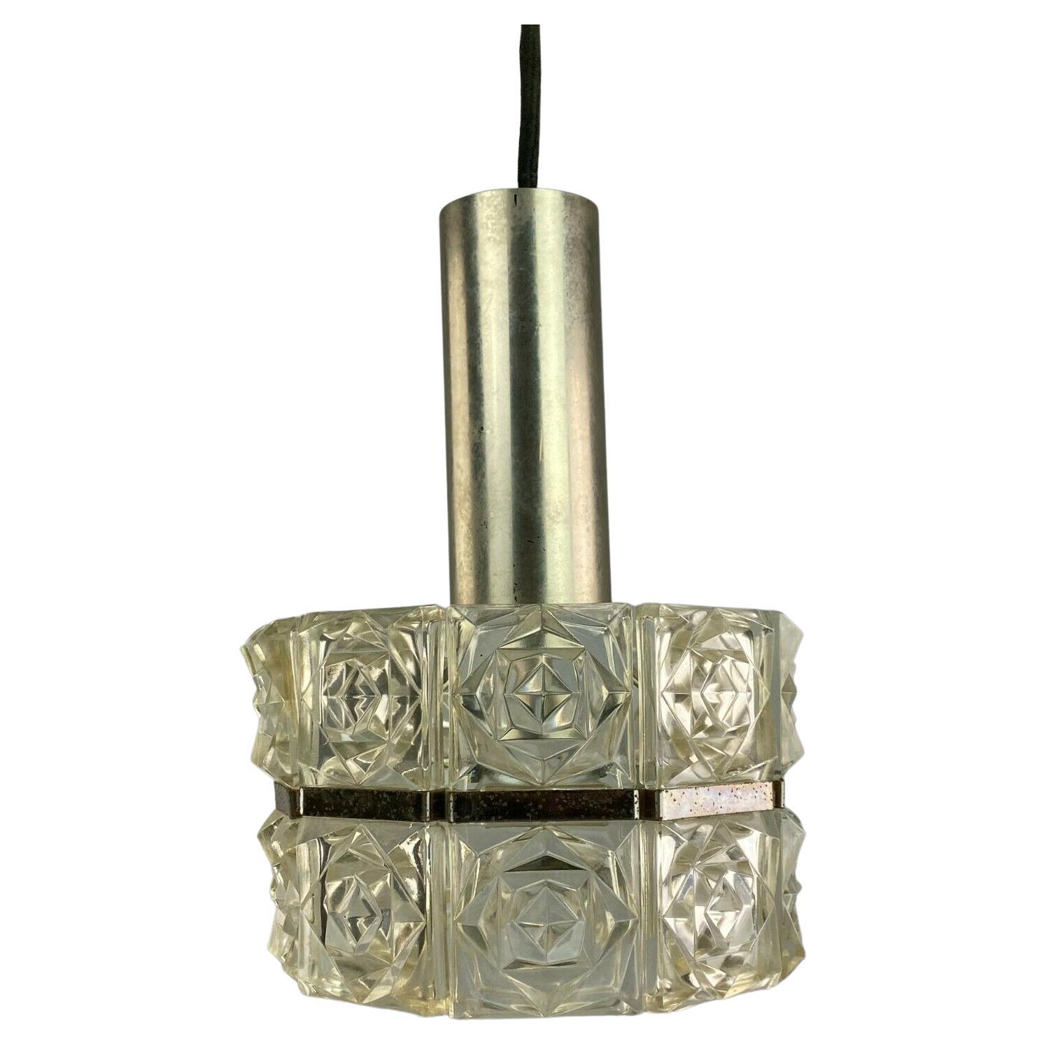 60s 70s Ceiling Lamp Glass Lamp Light Sölken Leuchten Space Age 60s 70s For Sale