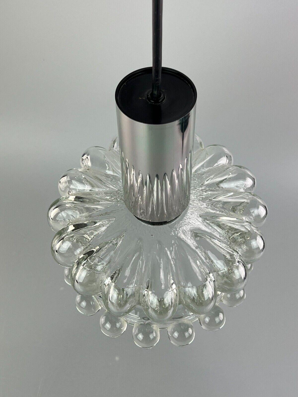 60s 70s Ceiling Lamp Hanging Lamp Glass Bubble Mid Century Space Age Design For Sale 6