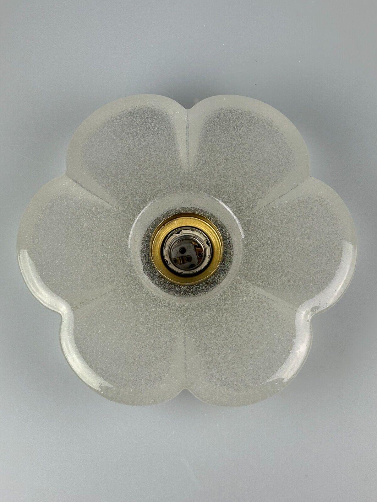 60s 70s ceiling lamp or wall lamp Germany Ice Glass Space Age Design In Good Condition In Neuenkirchen, NI