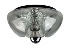 60er Jahre 70er Jahre Deckenlampe oder Wandlampe Peill & Putzler "Wave" Koch & Lowy Design