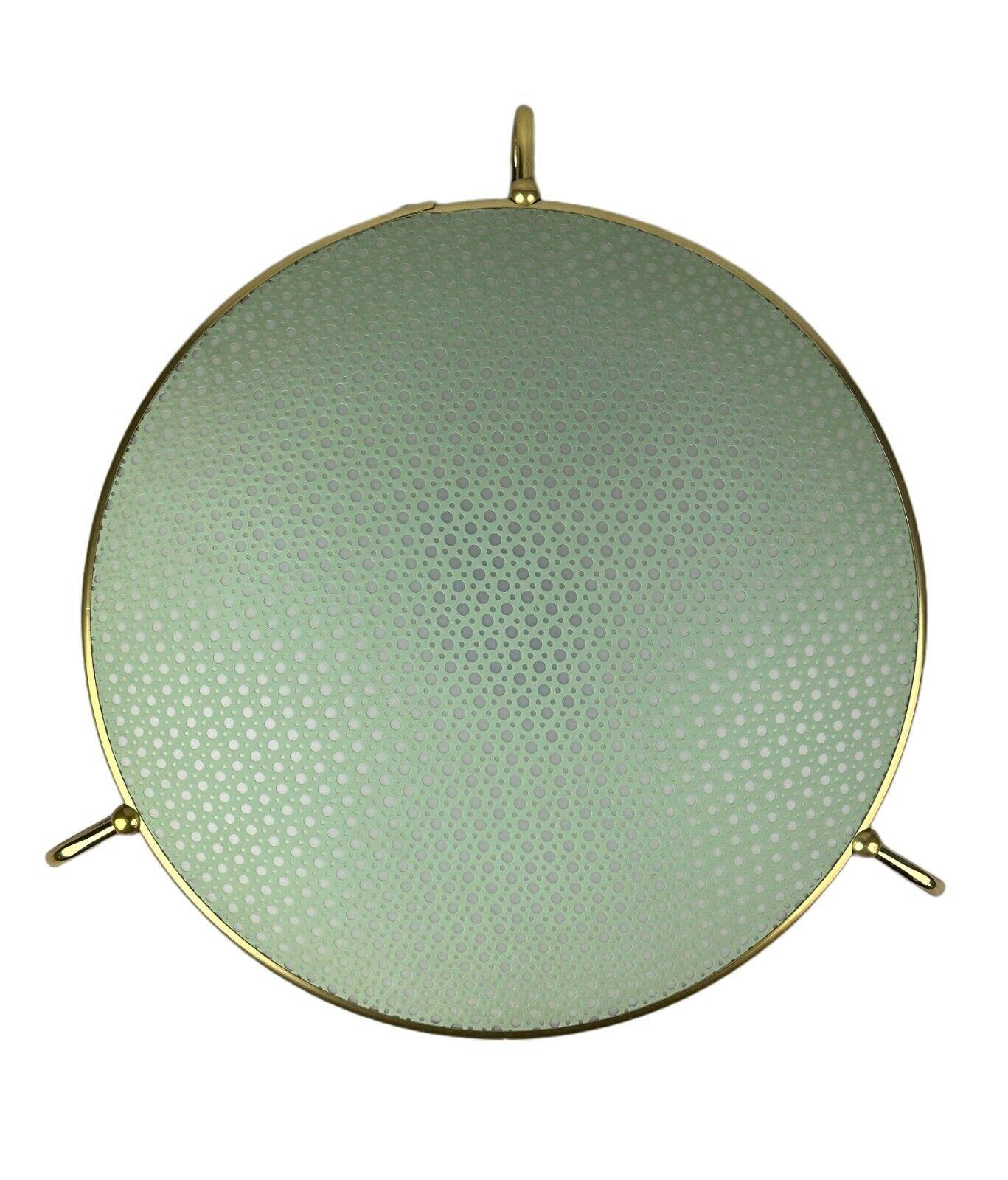 60s 70s ceiling lamp Plafoniere Erco Leuchten Germany Space Age Design

Object: ceiling lamp

Manufacturer: Erco lights

Condition: good

Age: around 1960-1970

Dimensions:

Diameter = 51cm
Height = 13cm

Material: plastic, metal, brass

Other