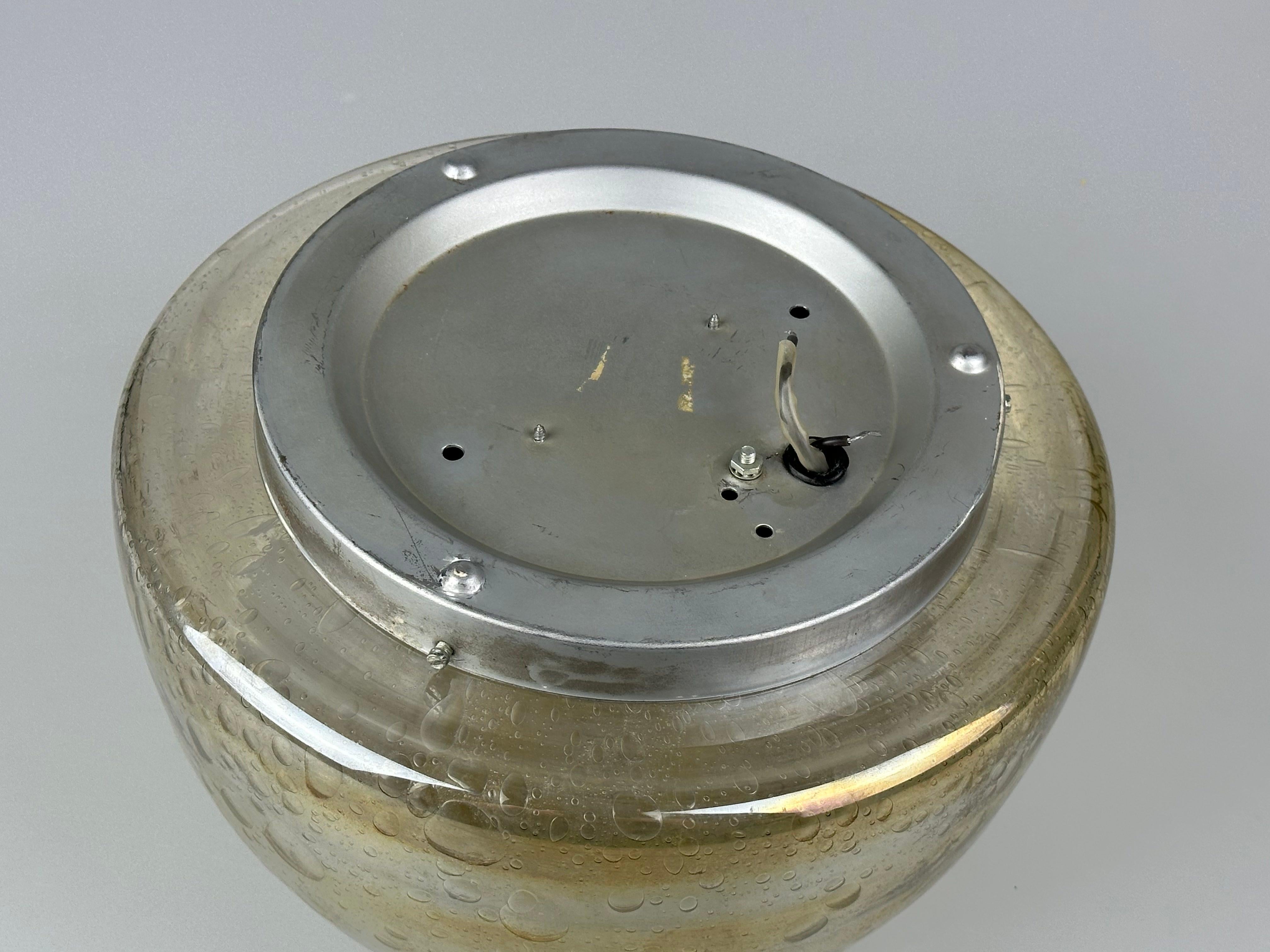 60s 70s plafón Plafoniere Flush Mount Böhmer Leuchten Alemania Vidrio en venta 5