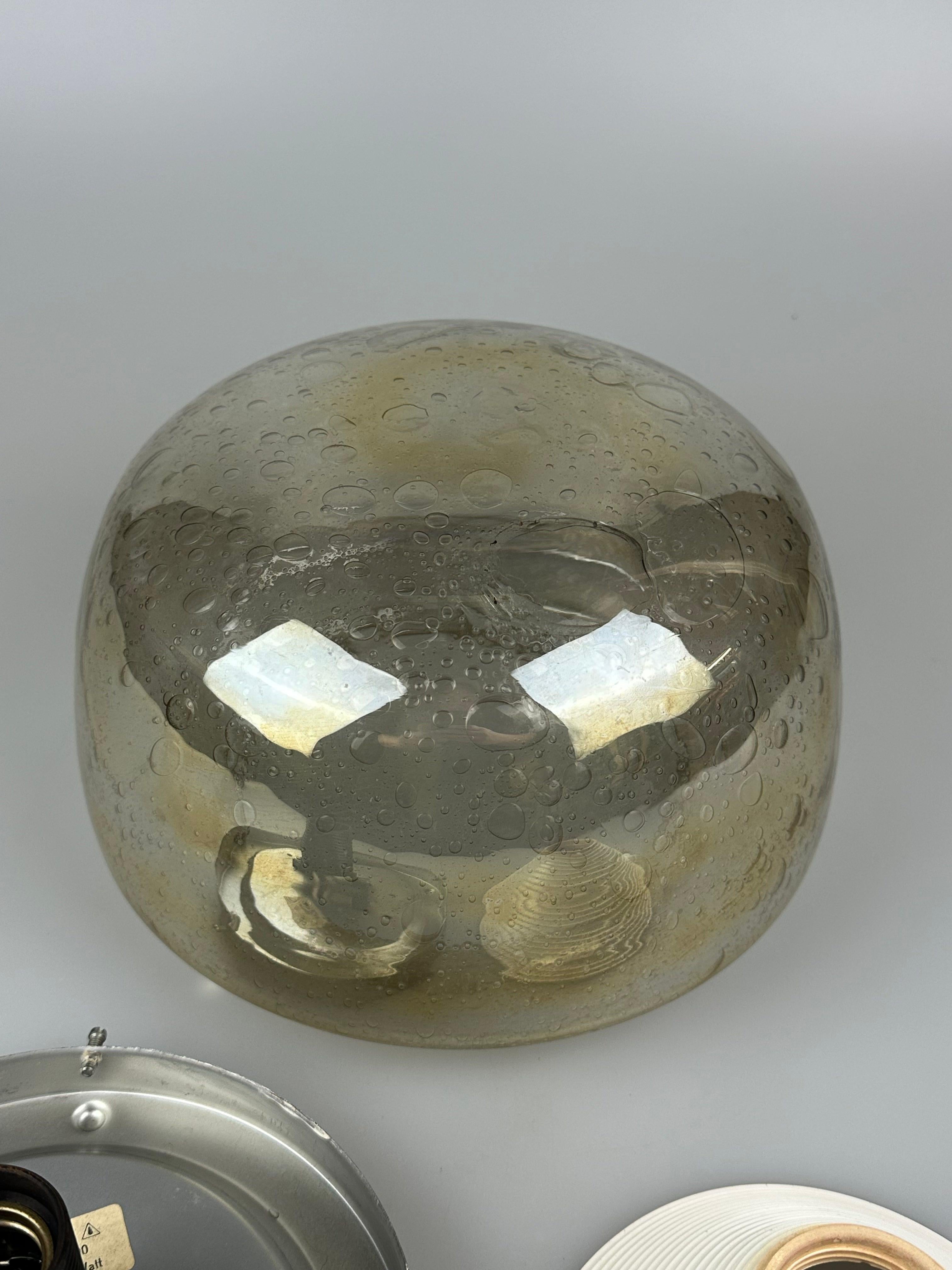 60s 70s plafón Plafoniere Flush Mount Böhmer Leuchten Alemania Vidrio en venta 7