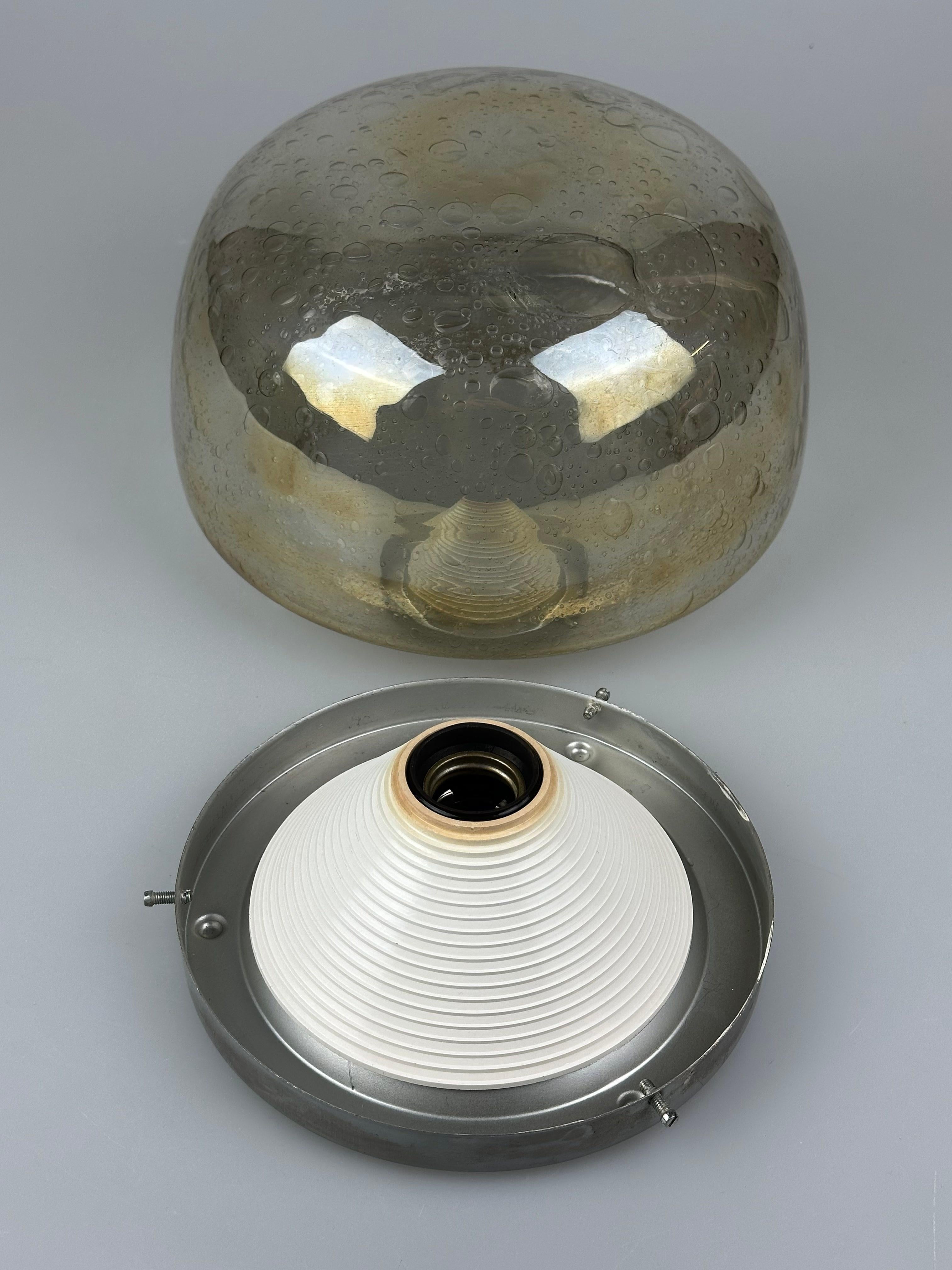60s 70s plafón Plafoniere Flush Mount Böhmer Leuchten Alemania Vidrio en venta 11