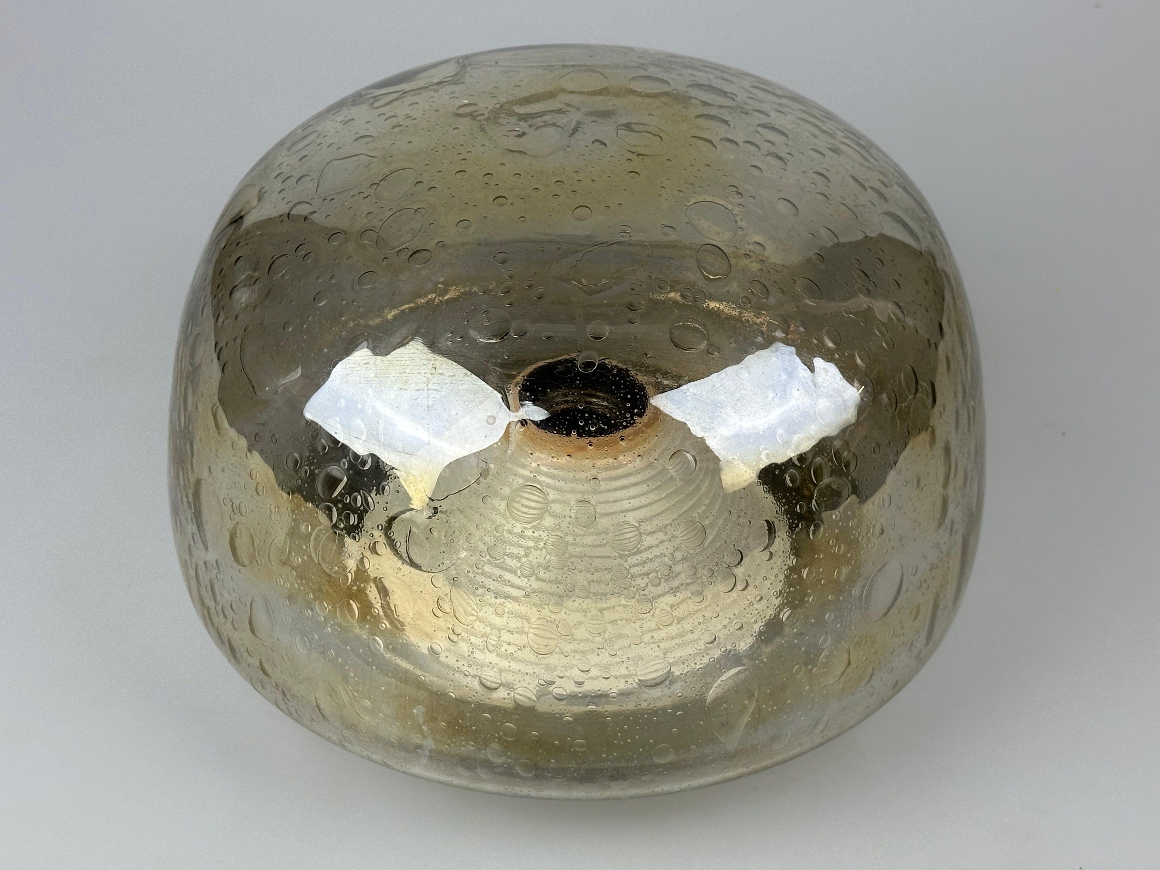 60s 70s plafón Plafoniere Flush Mount Böhmer Leuchten Alemania Vidrio en venta 1