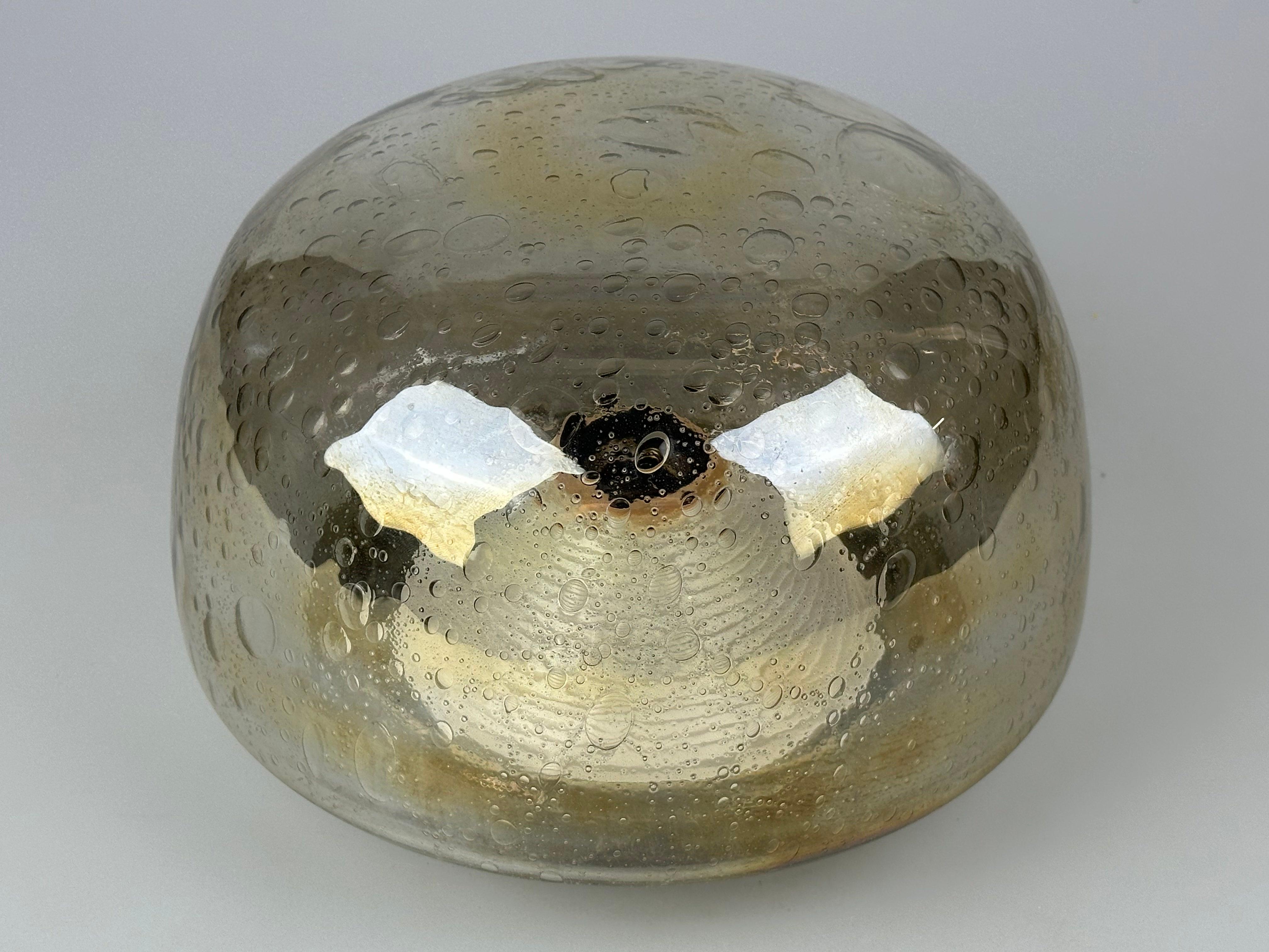 60s 70s plafón Plafoniere Flush Mount Böhmer Leuchten Alemania Vidrio en venta 2