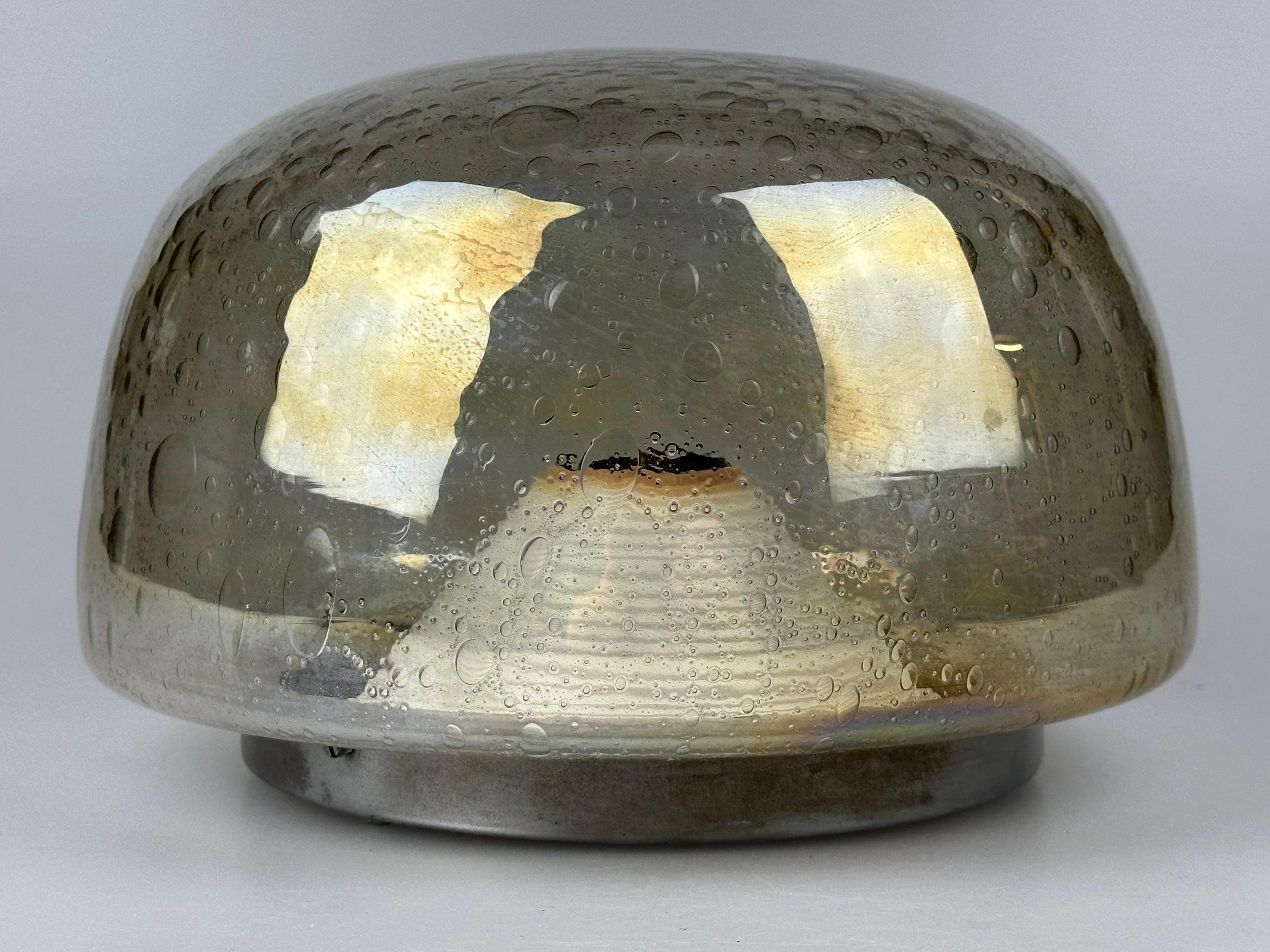 60s 70s plafón Plafoniere Flush Mount Böhmer Leuchten Alemania Vidrio en venta 3