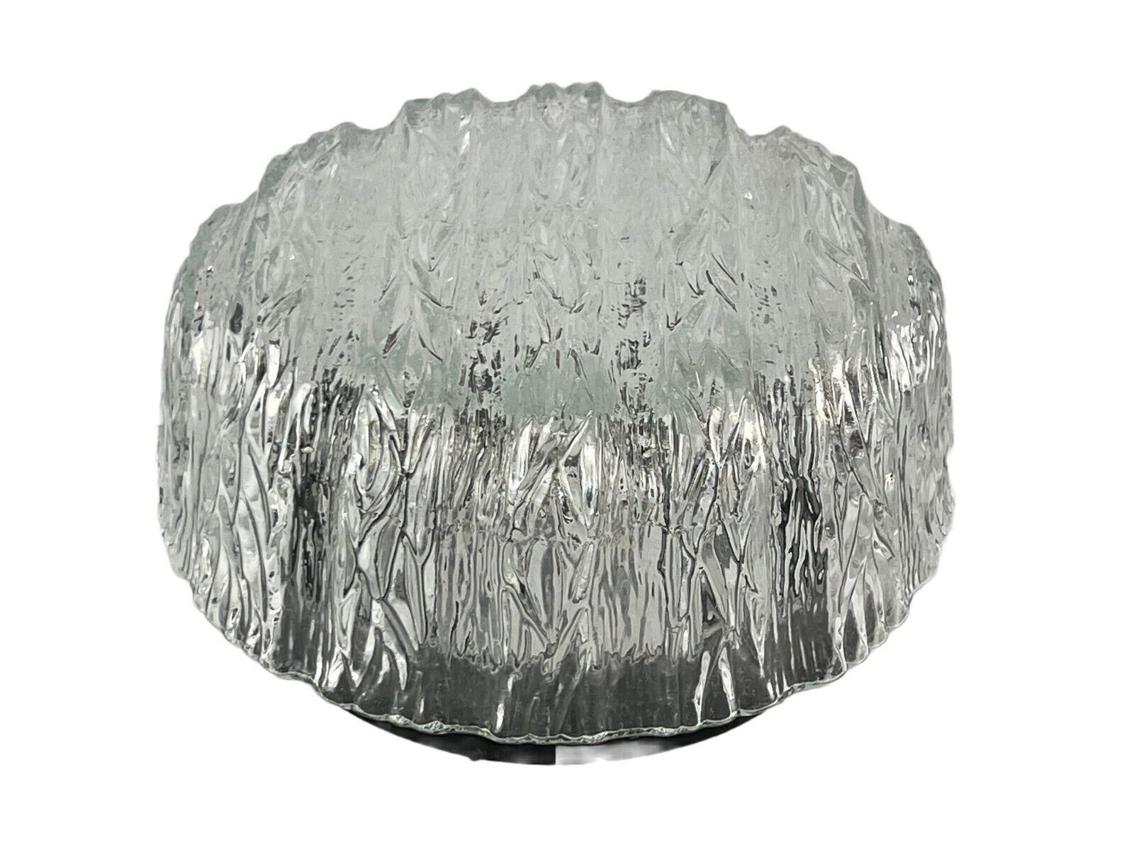 60s 70s ceiling lamp Plafoniere Flush Mount Glass Space Age Design 60s 70s

Object: plafoniere

Manufacturer: RZB

Condition: good

Age: around 1960-1970

Dimensions:

Diameter = 21cm
Height = 11cm

Other notes:

E27 socket

The
