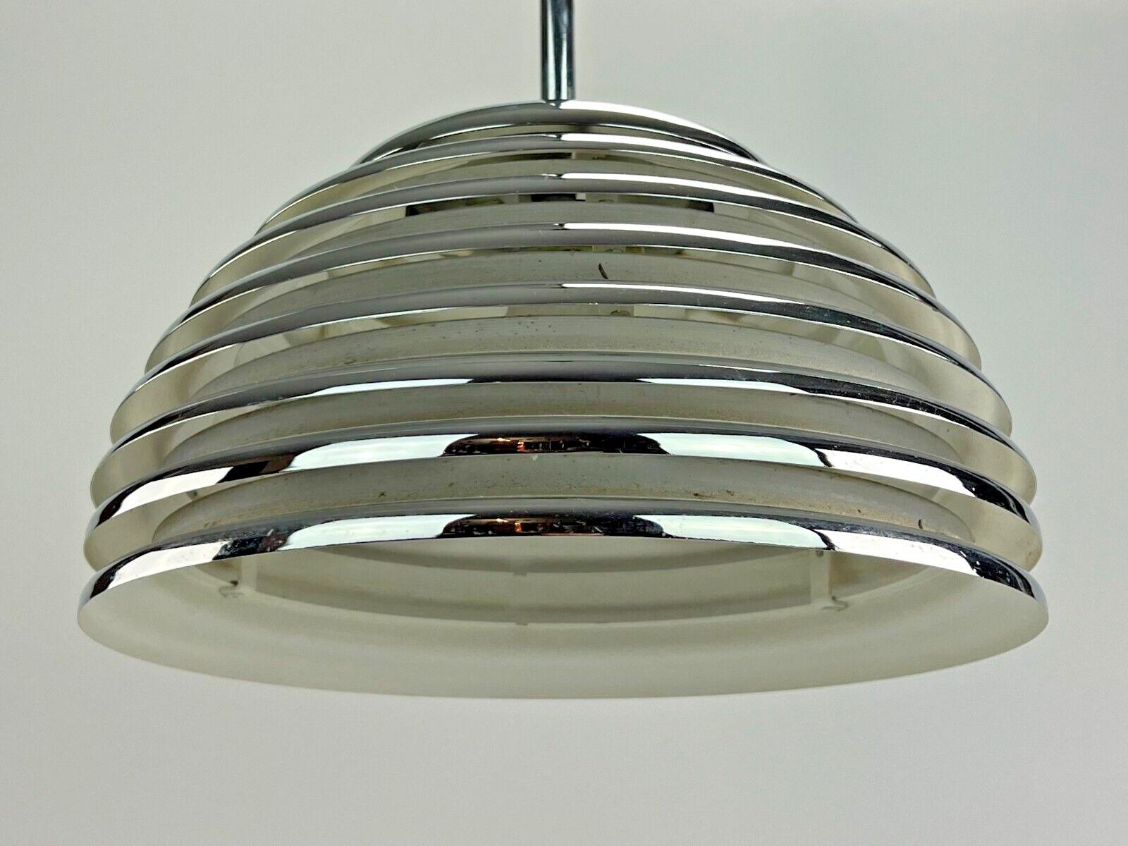 60s 70s Ceiling Lamp Staff Lights Kazuo Motozawa Saturno Chrome Design For Sale 3