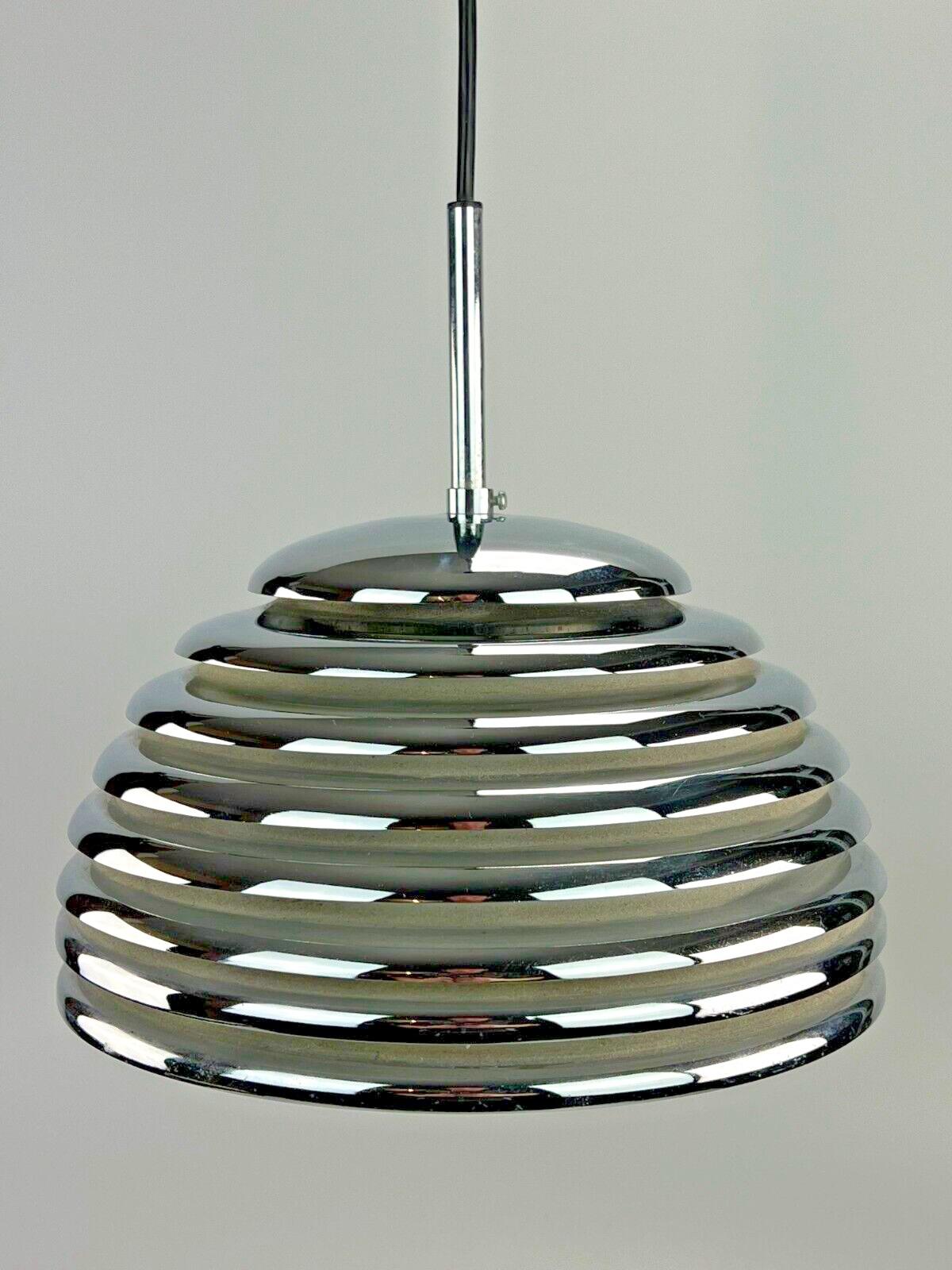 60s 70s Ceiling Lamp Staff Lights Kazuo Motozawa Saturno Chrome Design In Good Condition For Sale In Neuenkirchen, NI