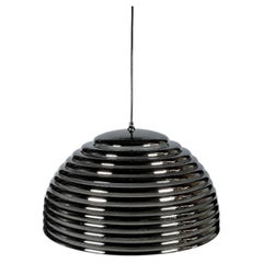 60s 70s Ceiling Lamp Staff Lights Kazuo Motozawa Saturno Chrome Design