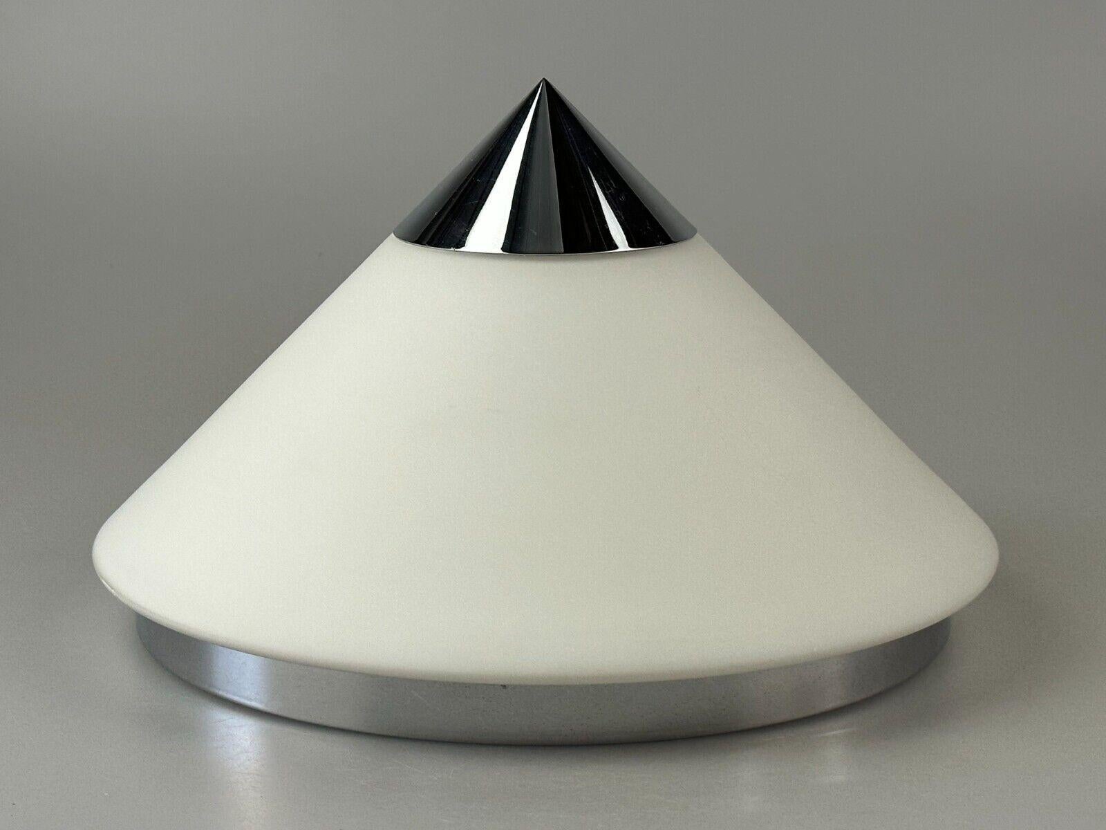60s 70s ceiling lamp wall lamp by Limburg Leuchten Germany glass chrome For Sale 5