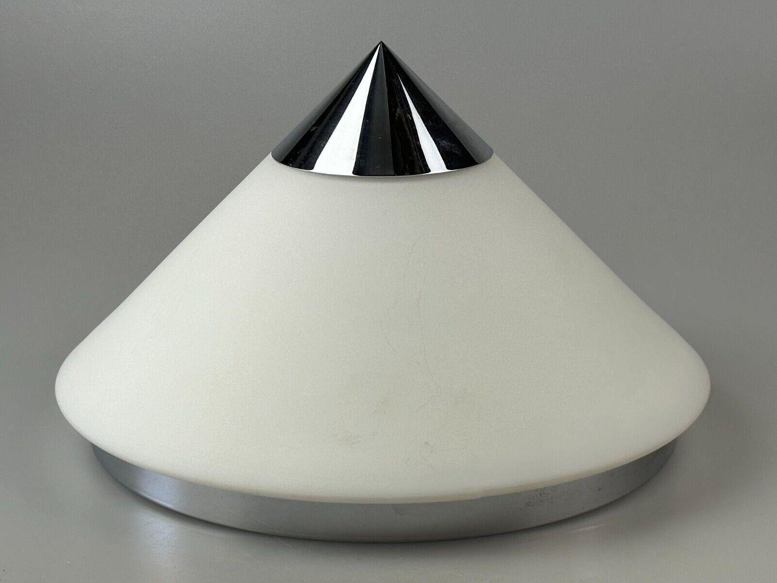 60s 70s ceiling lamp wall lamp by Limburg Leuchten Germany glass chrome For Sale 7