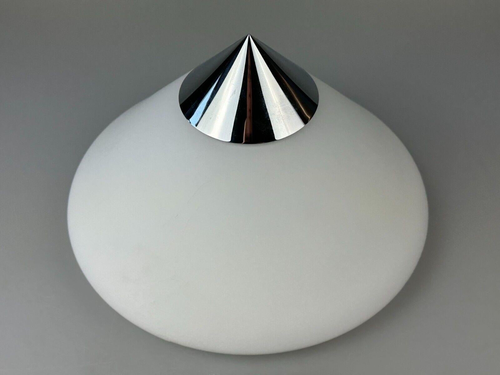 60s 70s ceiling lamp wall lamp by Limburg Leuchten Germany glass chrome For Sale 10