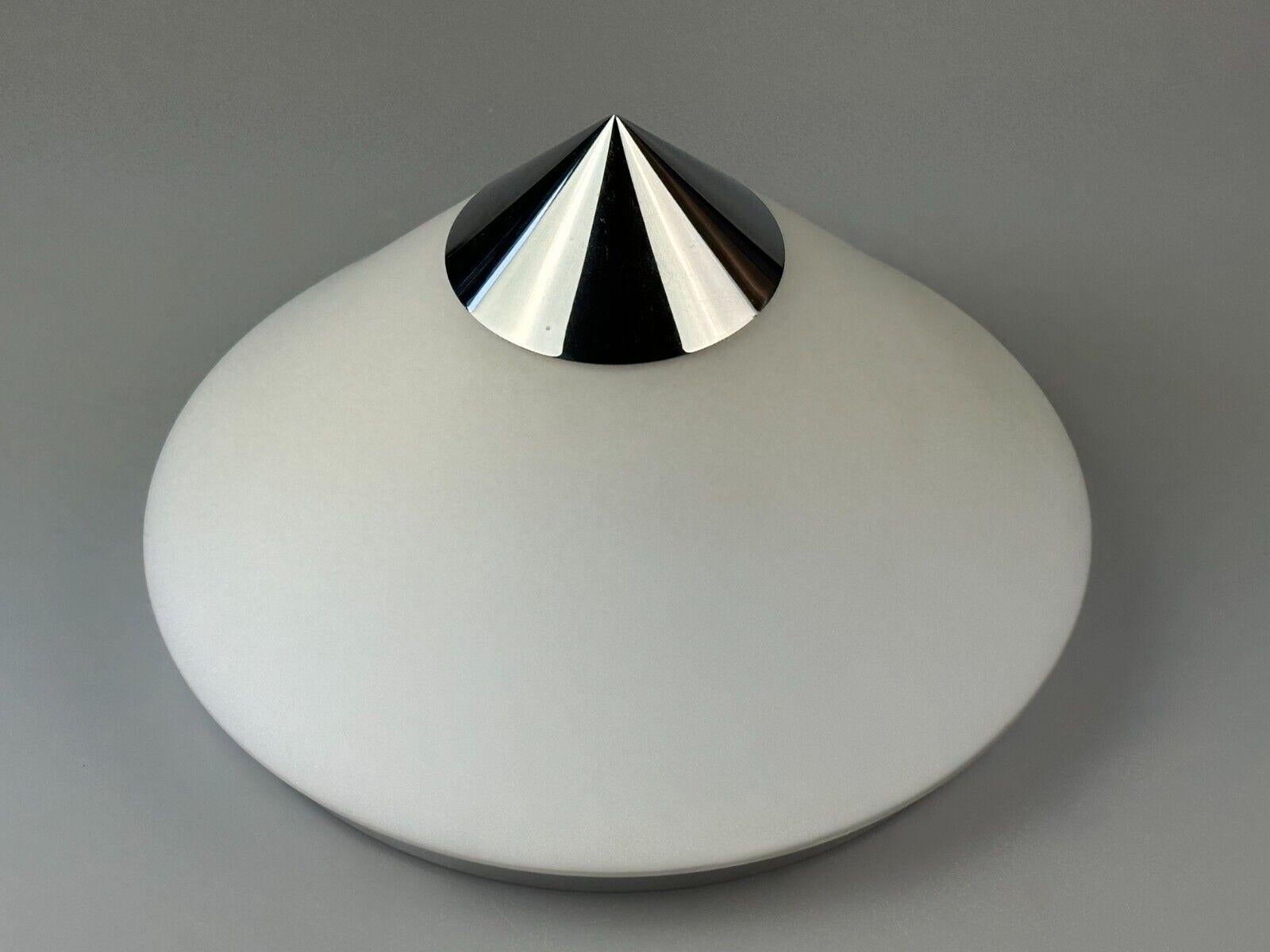 60s 70s ceiling lamp wall lamp by Limburg Leuchten Germany glass chrome For Sale 3