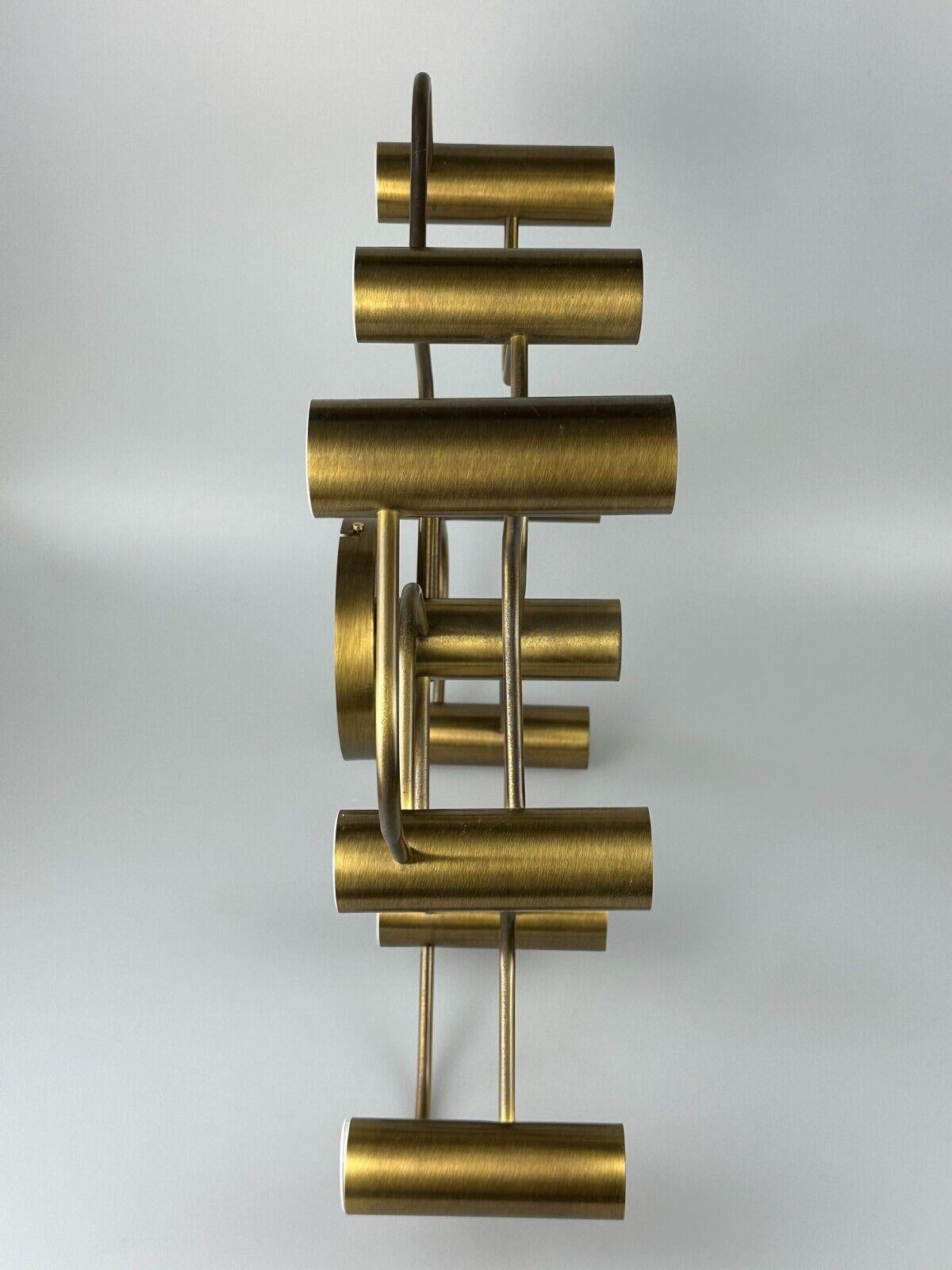 60s 70s ceiling lamp wall lamp Leola Leuchten Germany brass Space Age 8